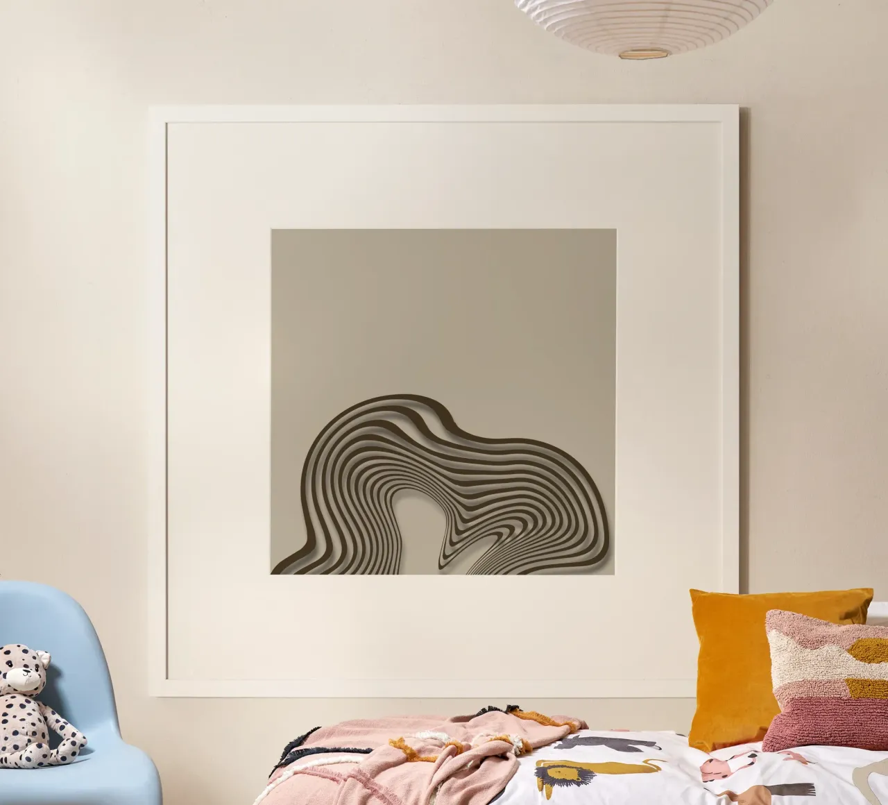 Abstract Lines in Motion hahnemühle by Épure design