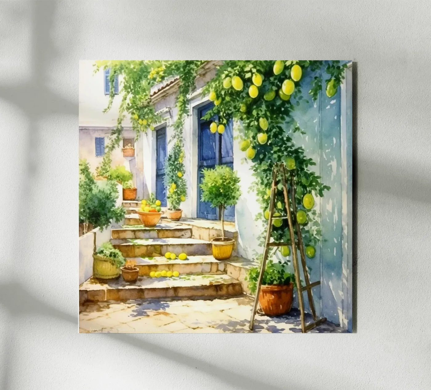 Lemons alu-dibond by Artsy Bessy