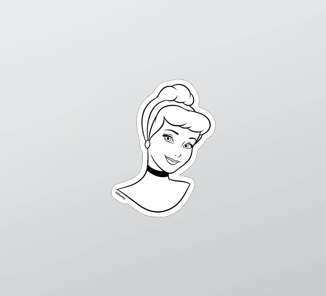 CINDERELLA OUTLINES sticker by DISNEY PRINCESS - Sticker Shop