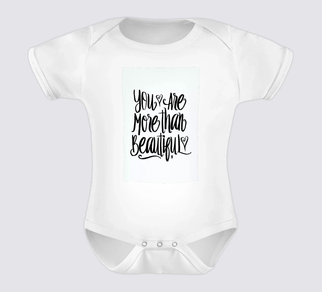 You Are More Than Beautiful Kurzarm Babybody von Honeymoon Hotel