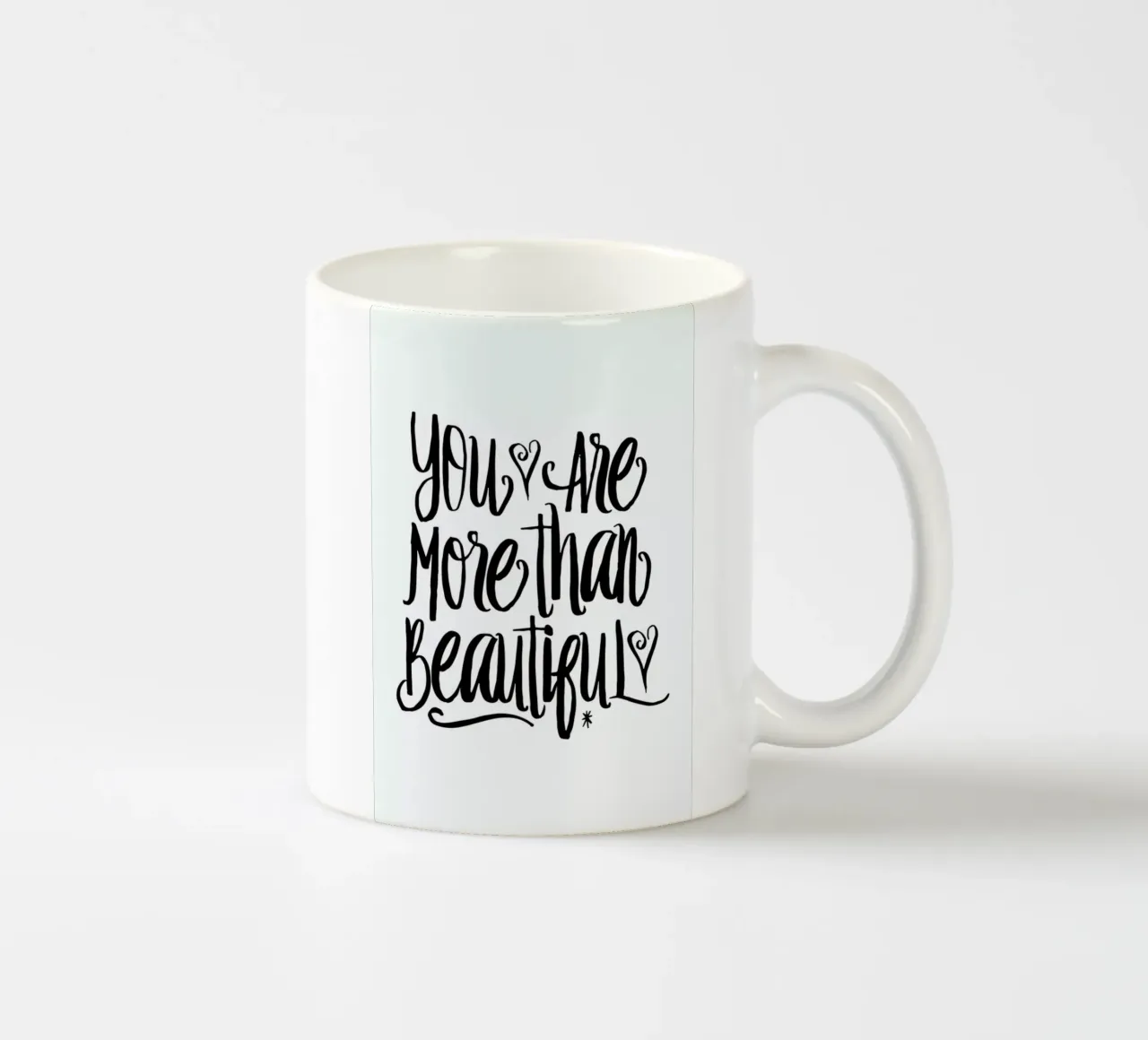 You Are More Than Beautiful Keramik Tasse von Honeymoon Hotel
