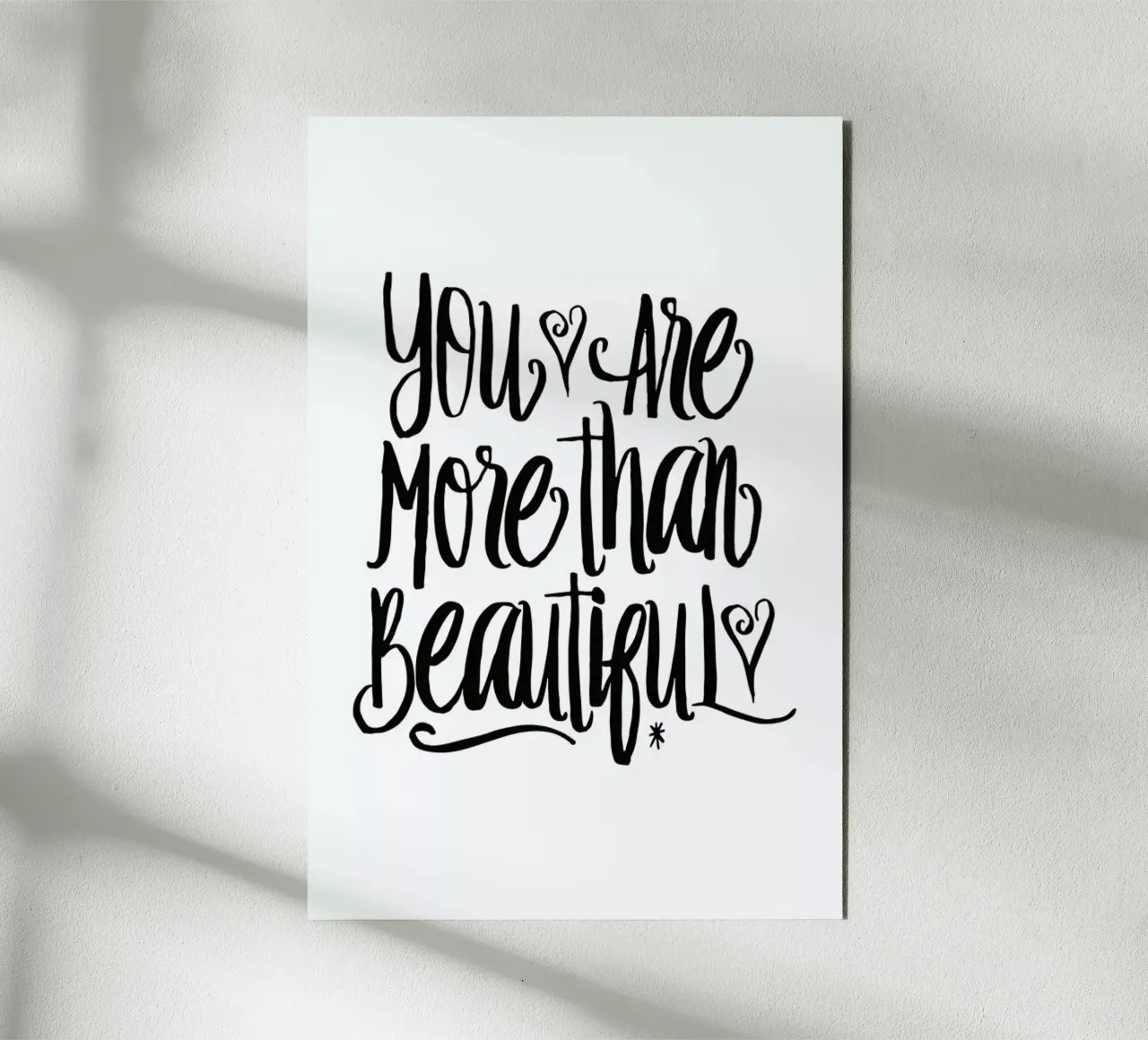 You Are More Than Beautiful alluminio dibond da Honeymoon Hotel