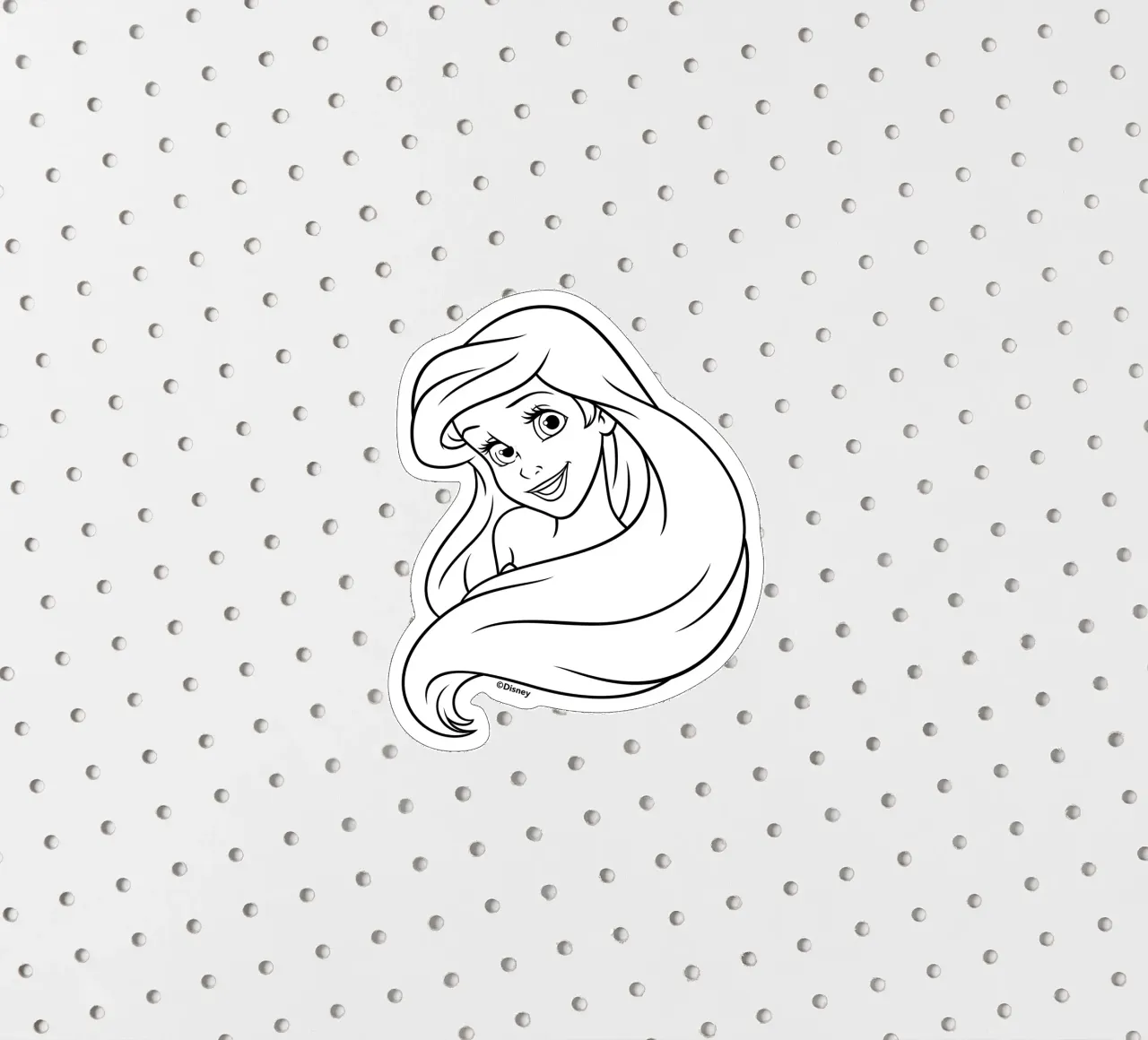 ARIELLE OUTLINES Sticker von DISNEY PRINCESS - Sticker Shop
