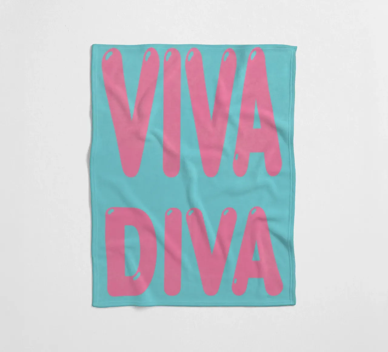 Viva-Diva Glamour fleece blanket by Carinaprint