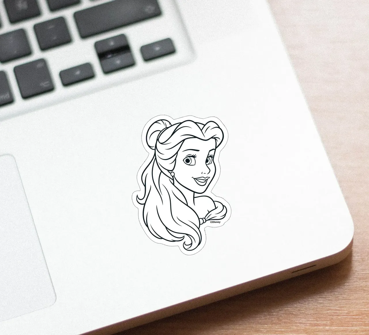 BELLE OUTLINES Sticker von DISNEY PRINCESS - Sticker Shop