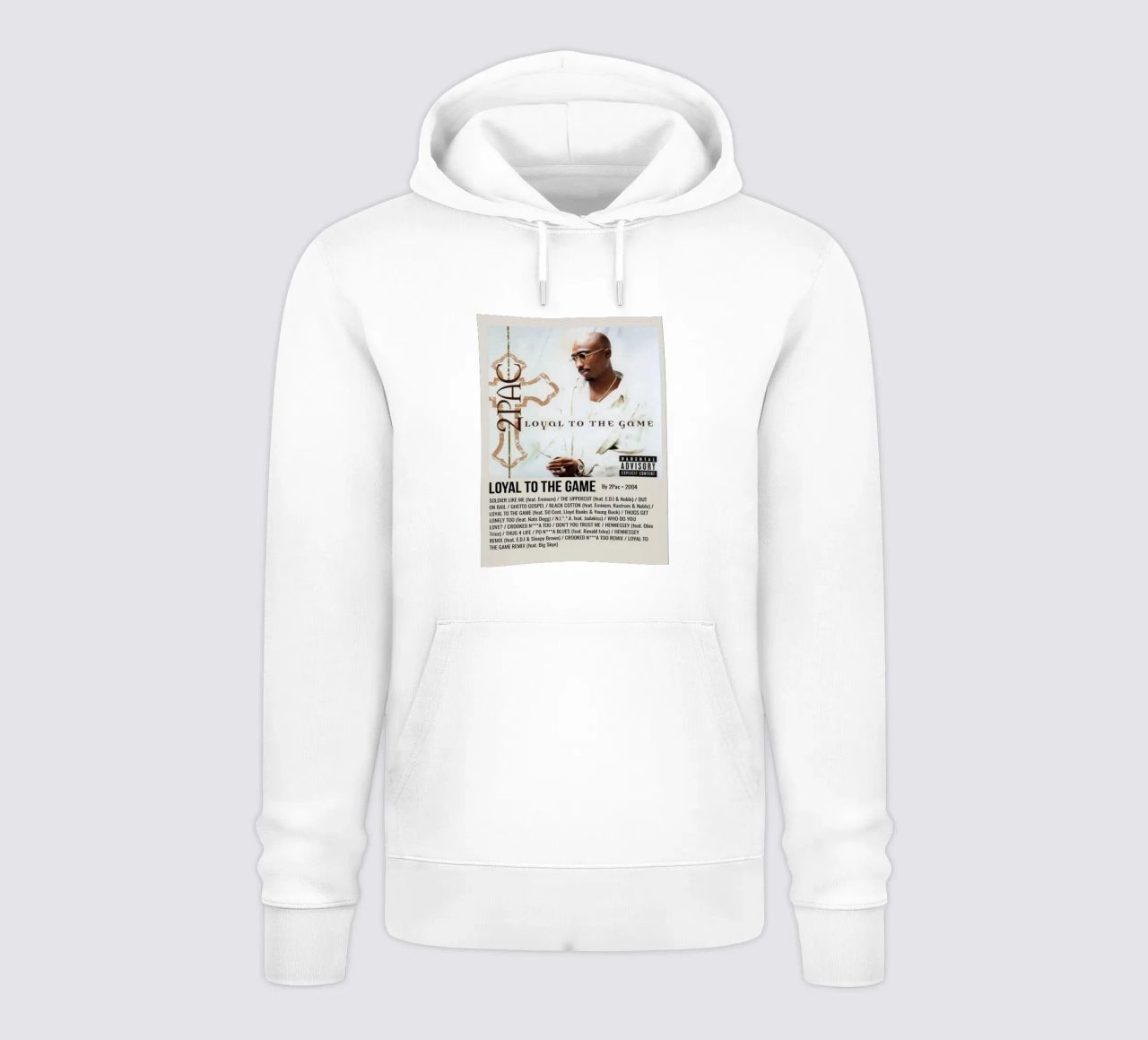 LOYAL TO THE GAME By 2Pac - 2004 felpa con cappuccio da SoundStudio