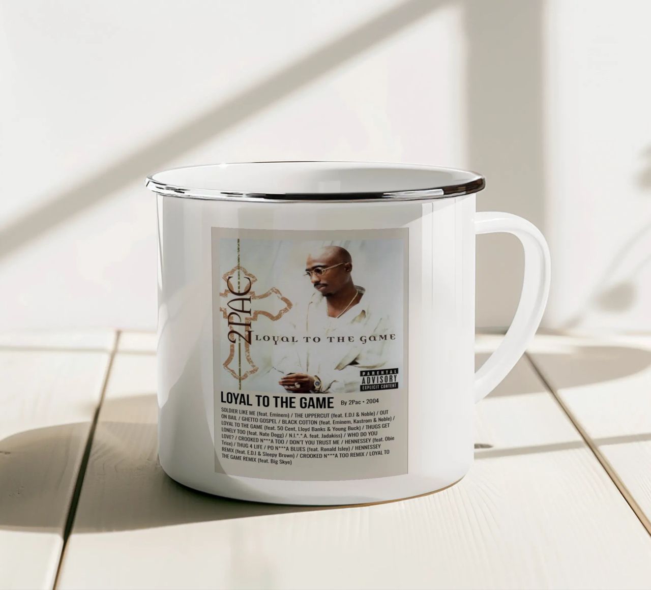 LOYAL TO THE GAME By 2Pac - 2004 tazza in smalto da SoundStudio