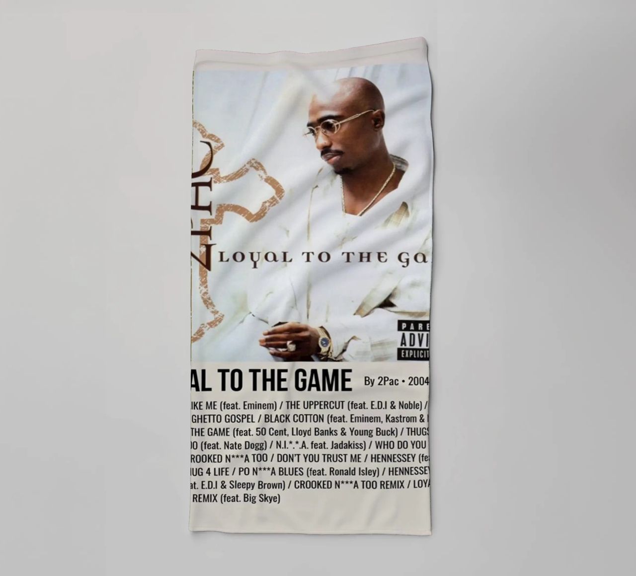 LOYAL TO THE GAME By 2Pac - 2004 asciugamano da bagno da SoundStudio