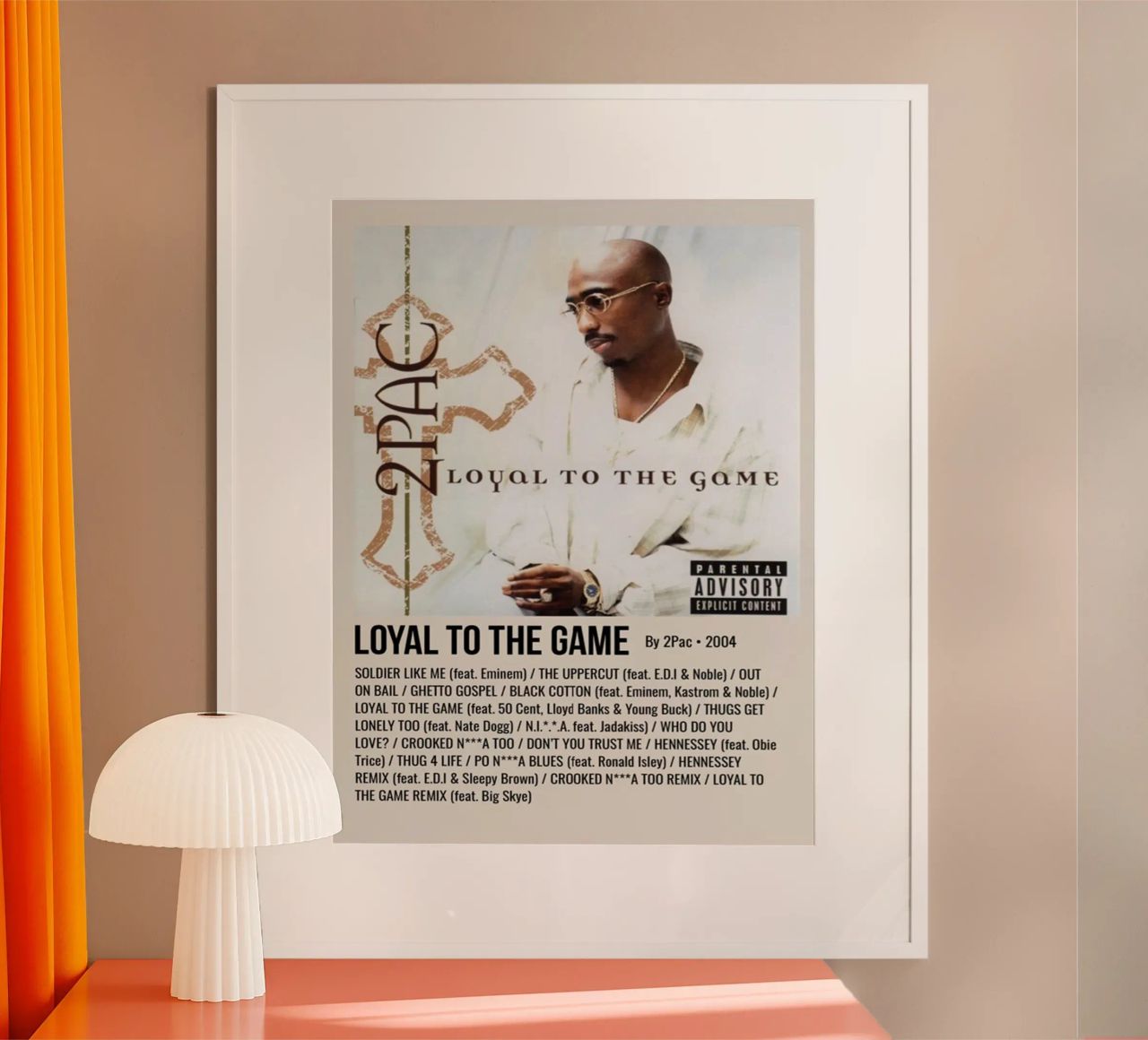 LOYAL TO THE GAME By 2Pac - 2004 carta hahnemühle da SoundStudio