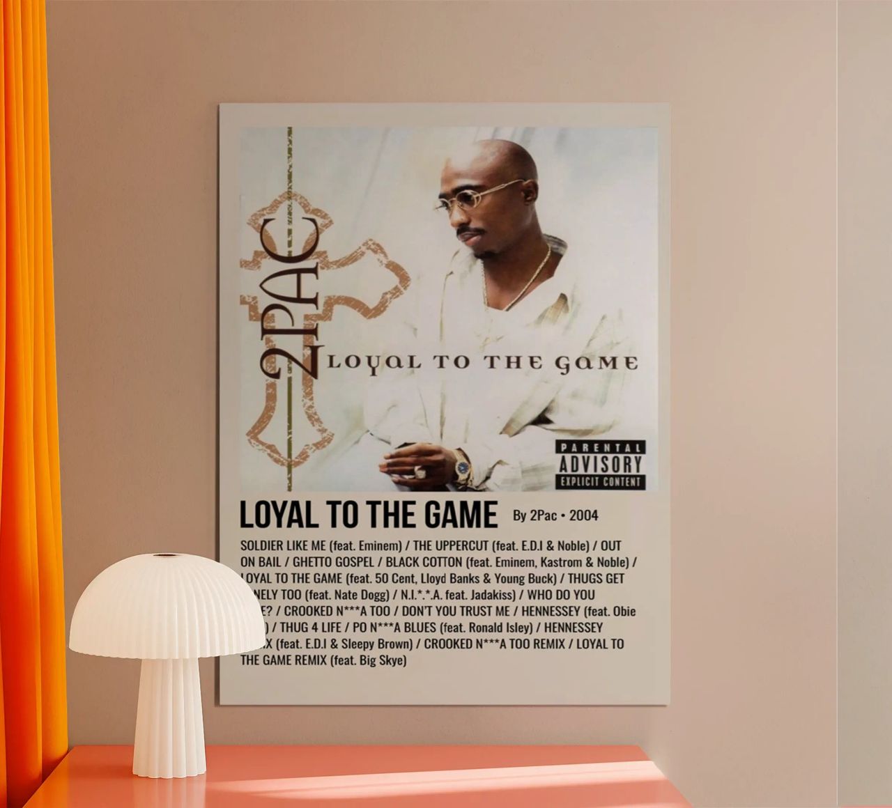 LOYAL TO THE GAME By 2Pac - 2004 carta hahnemühle da SoundStudio