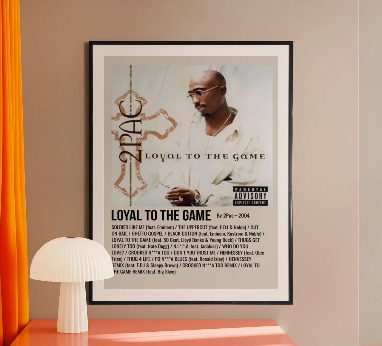 LOYAL TO THE GAME By 2Pac - 2004 carta hahnemühle da SoundStudio