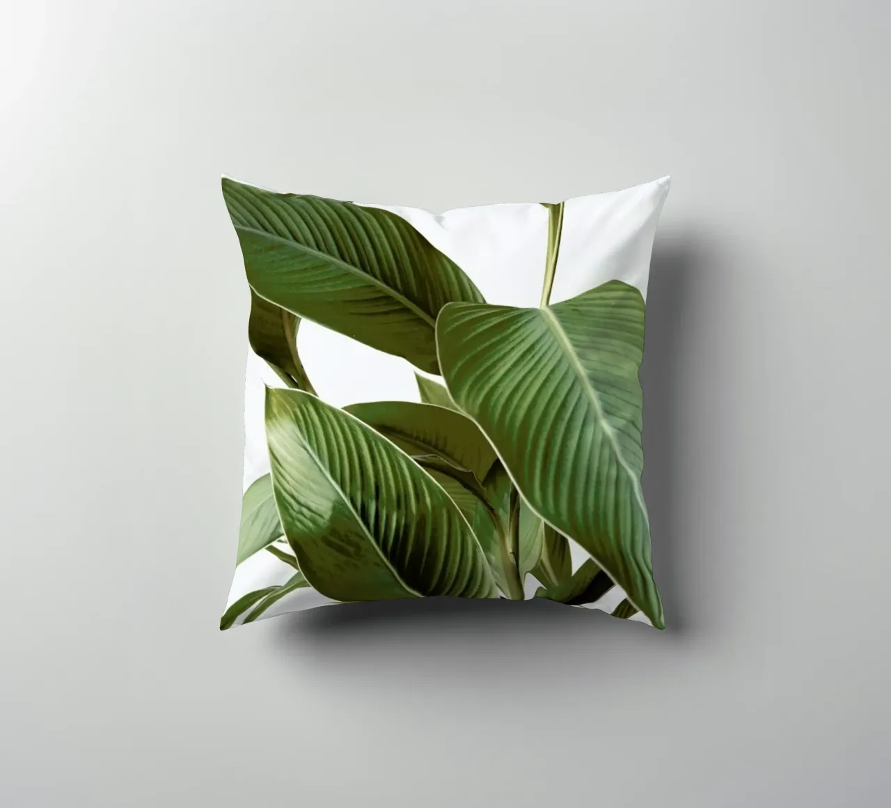 Leaves Kissen von Laura Palm