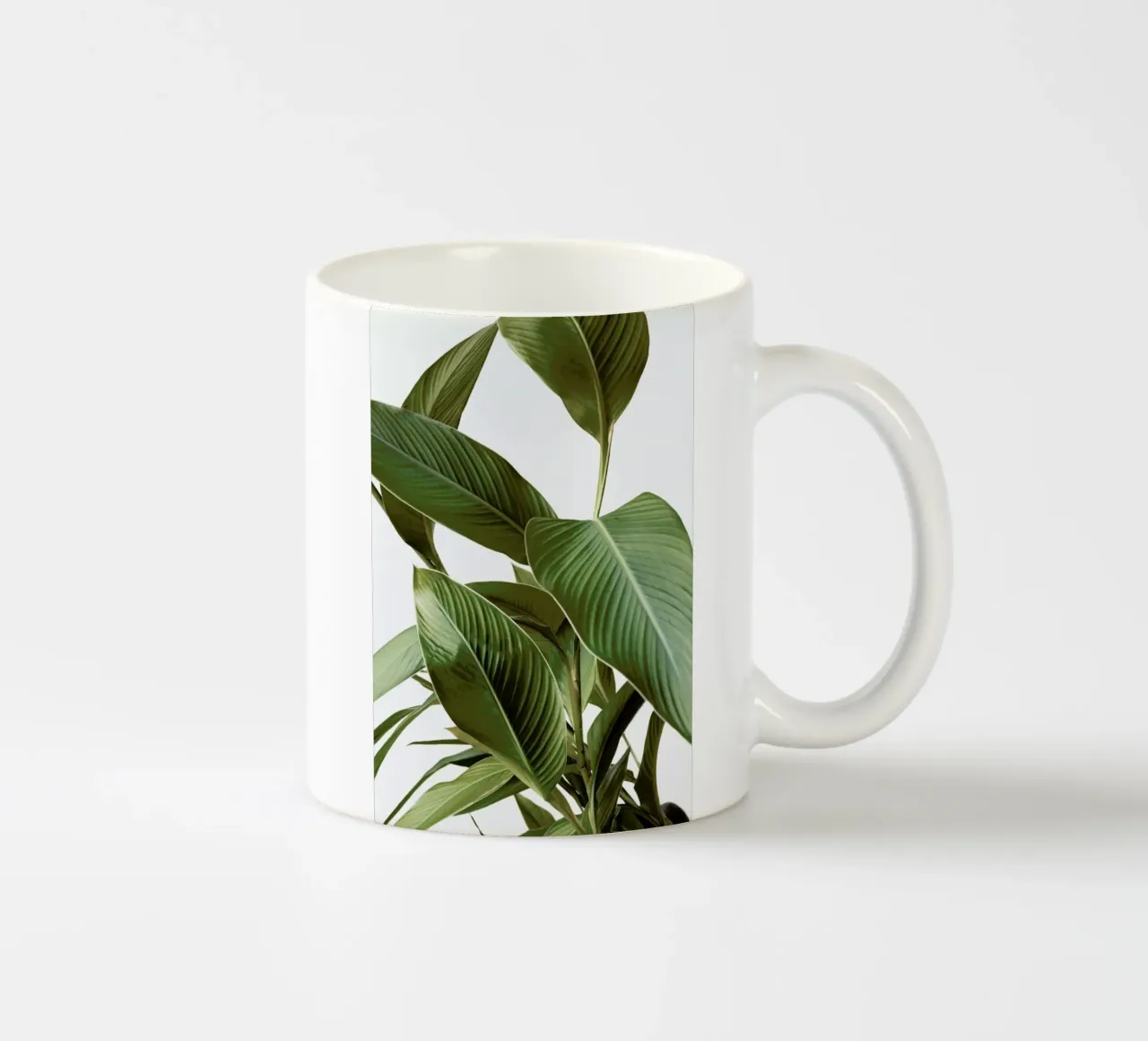 Leaves tazza in ceramica da Laura Palm
