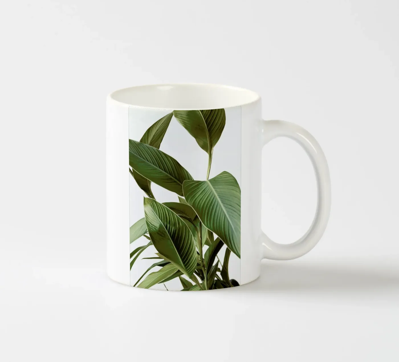 Leaves ceramic mug by Laura Palm