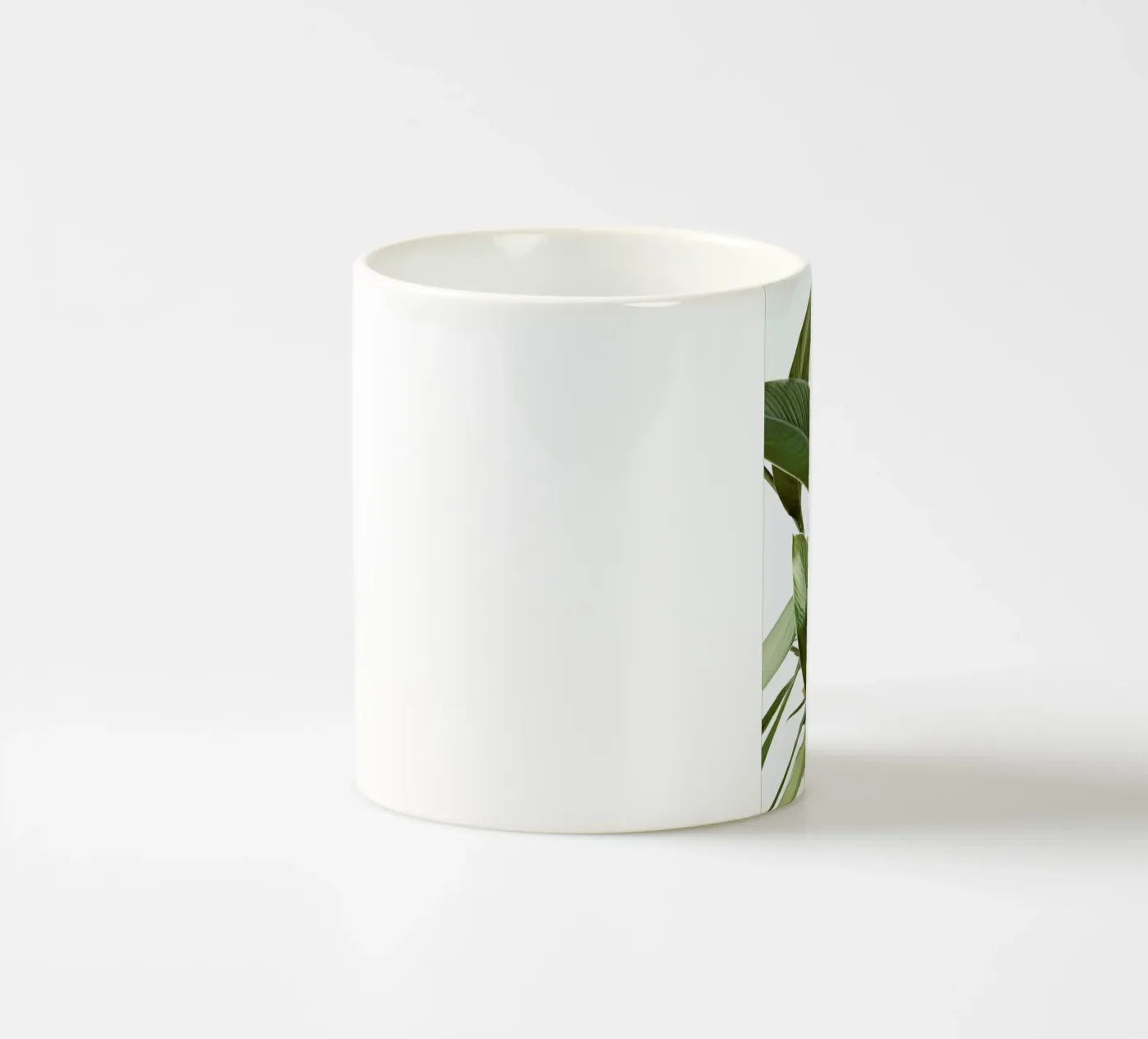 Leaves ceramic mug by Laura Palm