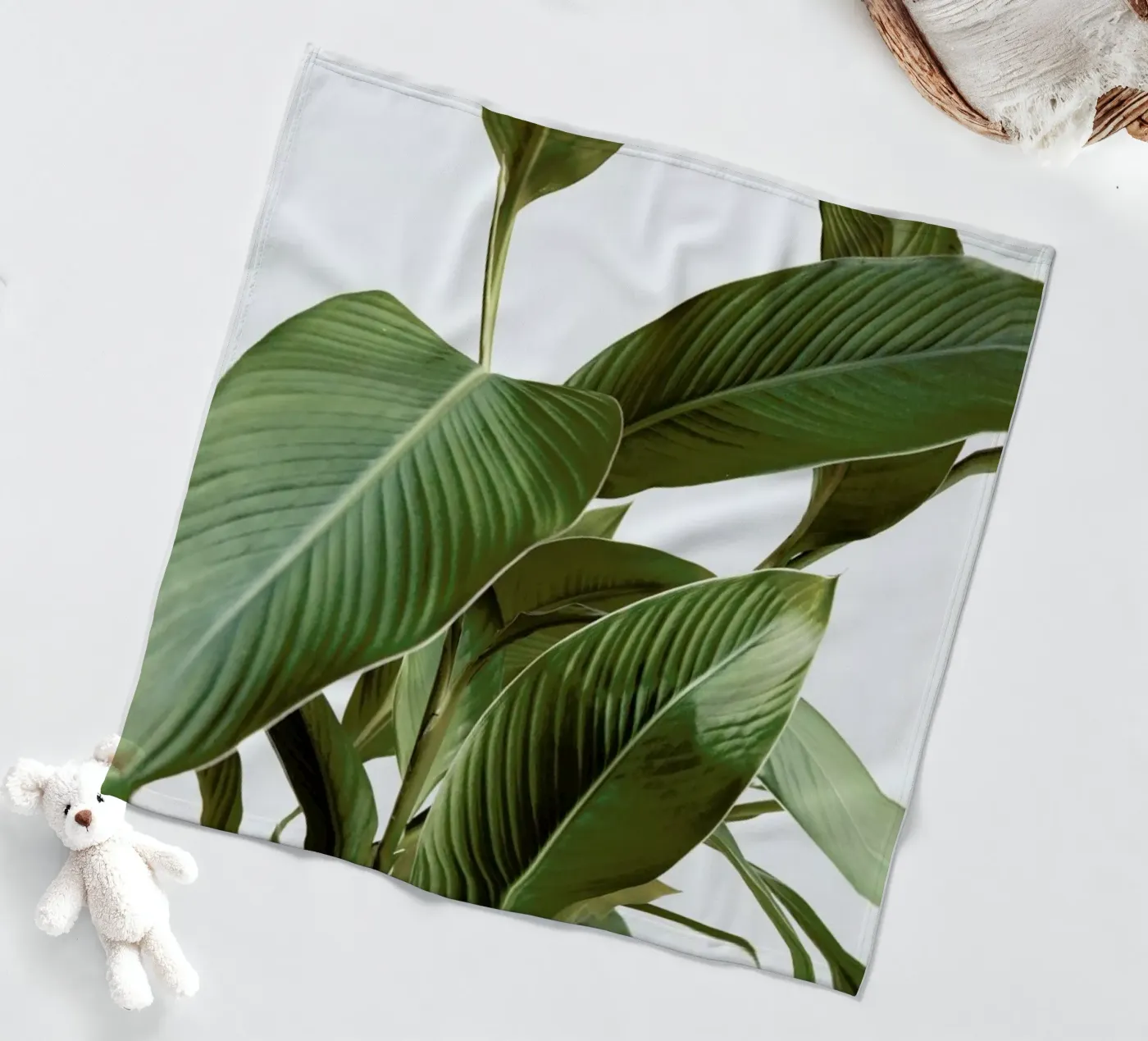 Leaves fleecedeken van Laura Palm