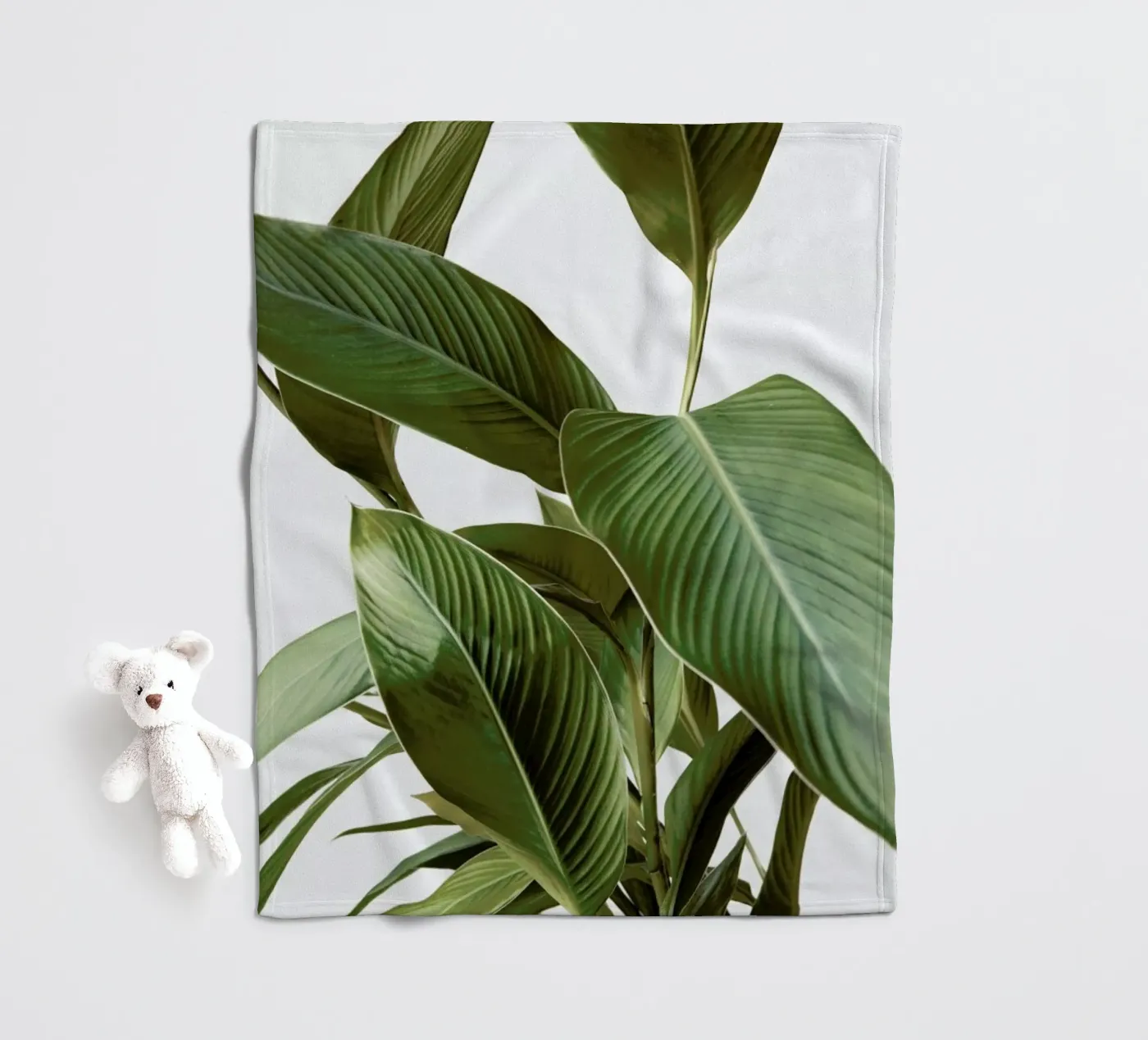 Leaves fleecedeken van Laura Palm