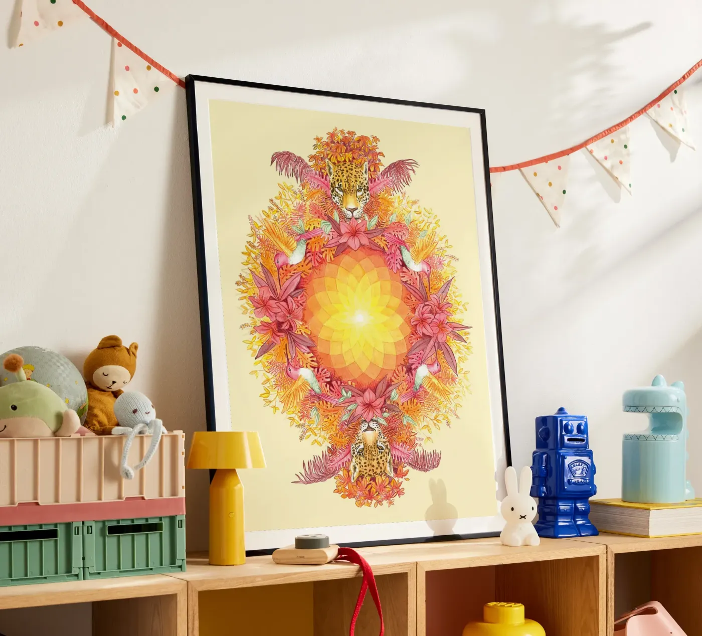 Pink Jungle poster da Art by Coco