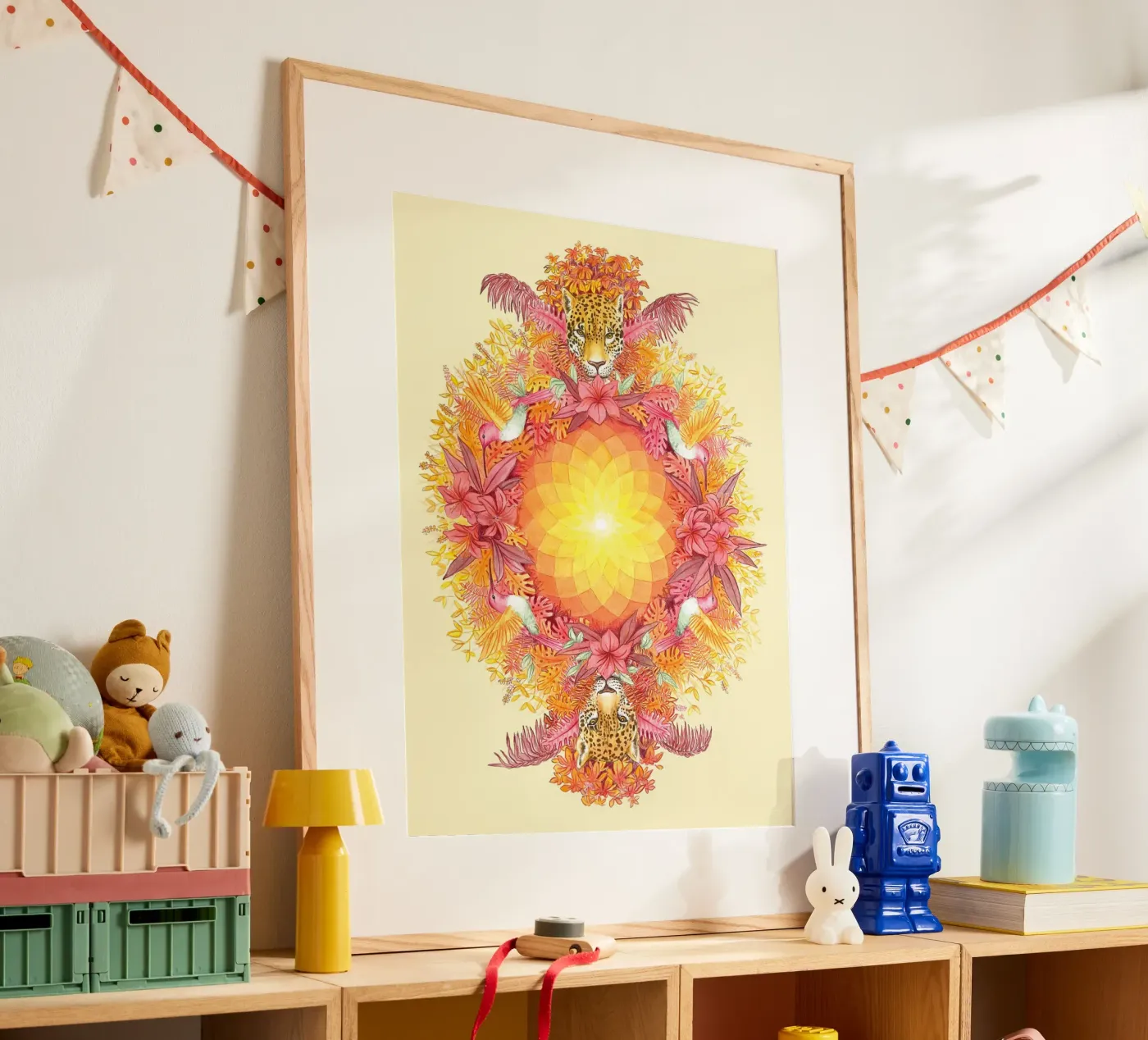 Pink Jungle poster da Art by Coco