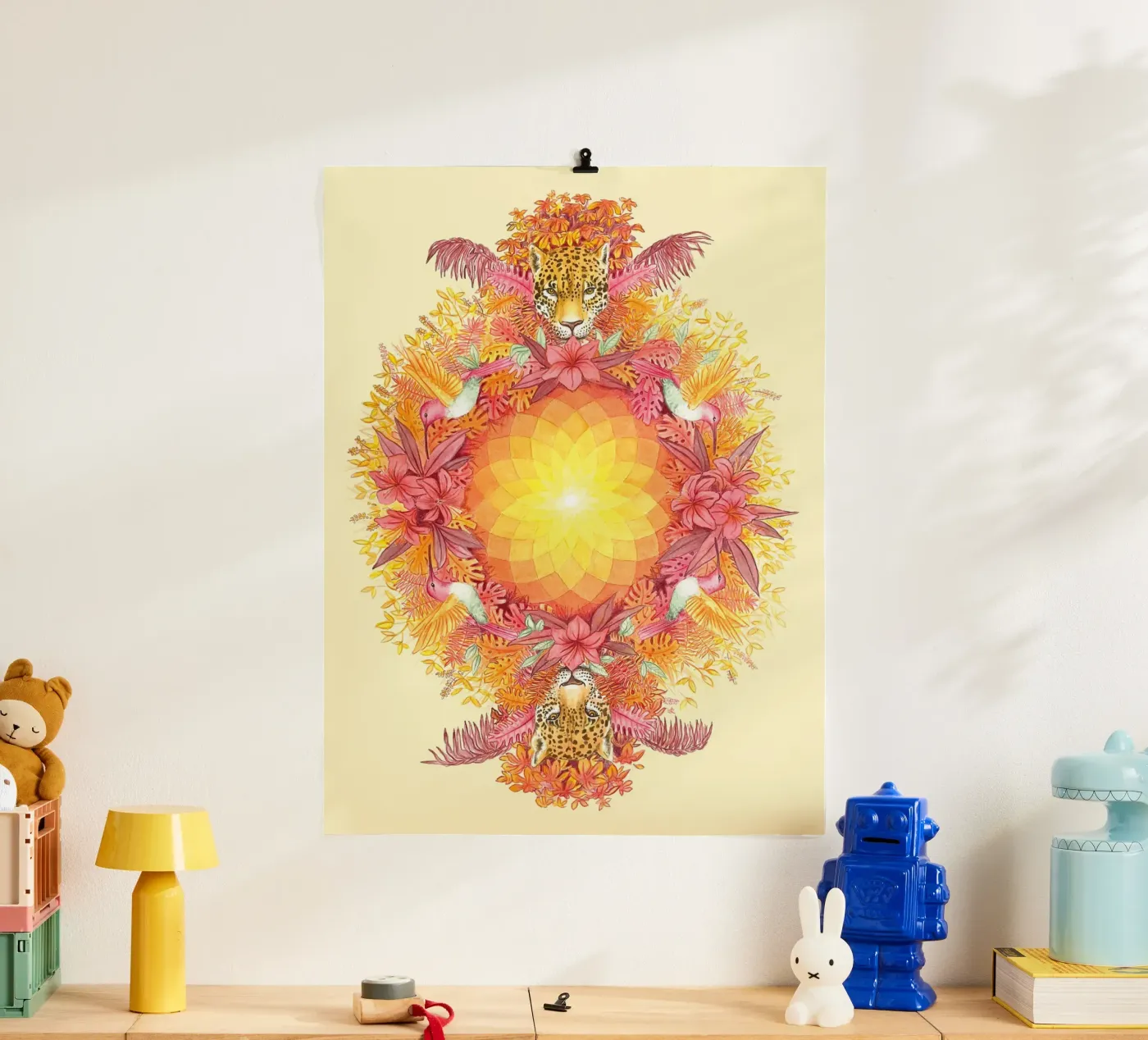 Pink Jungle poster da Art by Coco