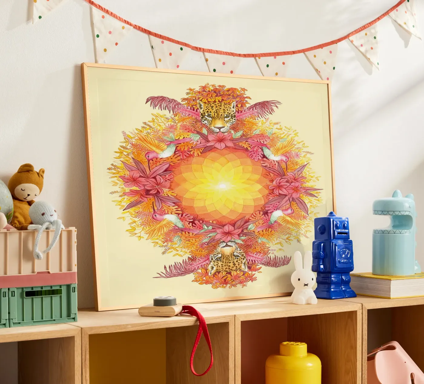 Pink Jungle poster da Art by Coco