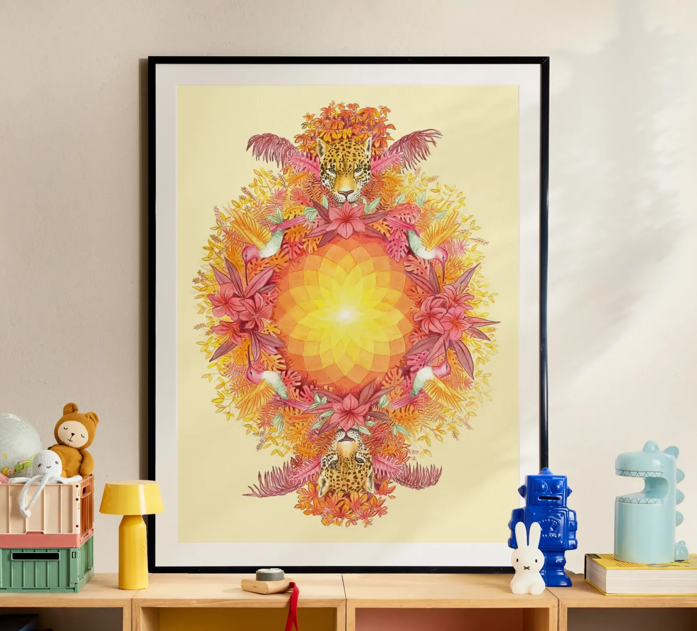 Pink Jungle poster da Art by Coco