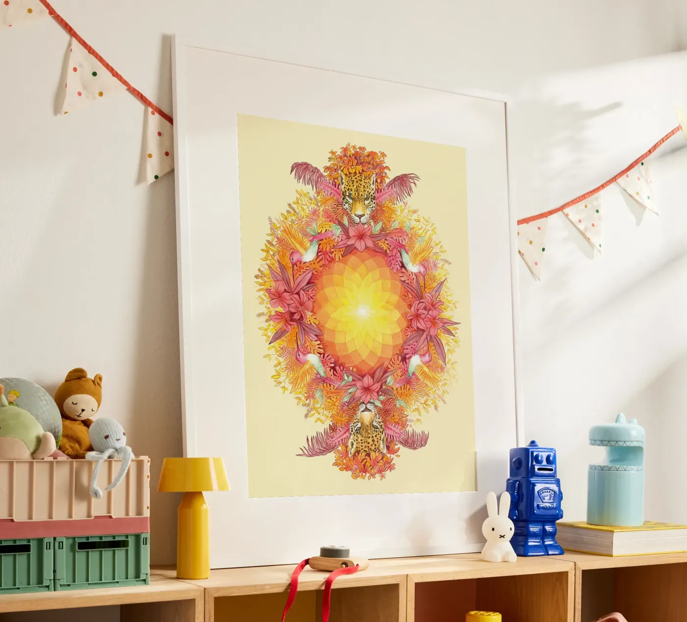 Pink Jungle poster da Art by Coco
