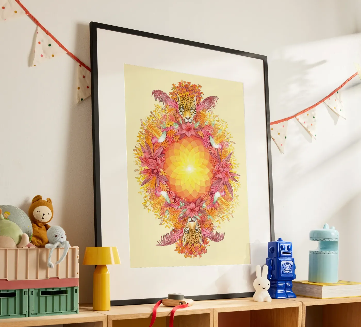 Pink Jungle poster da Art by Coco
