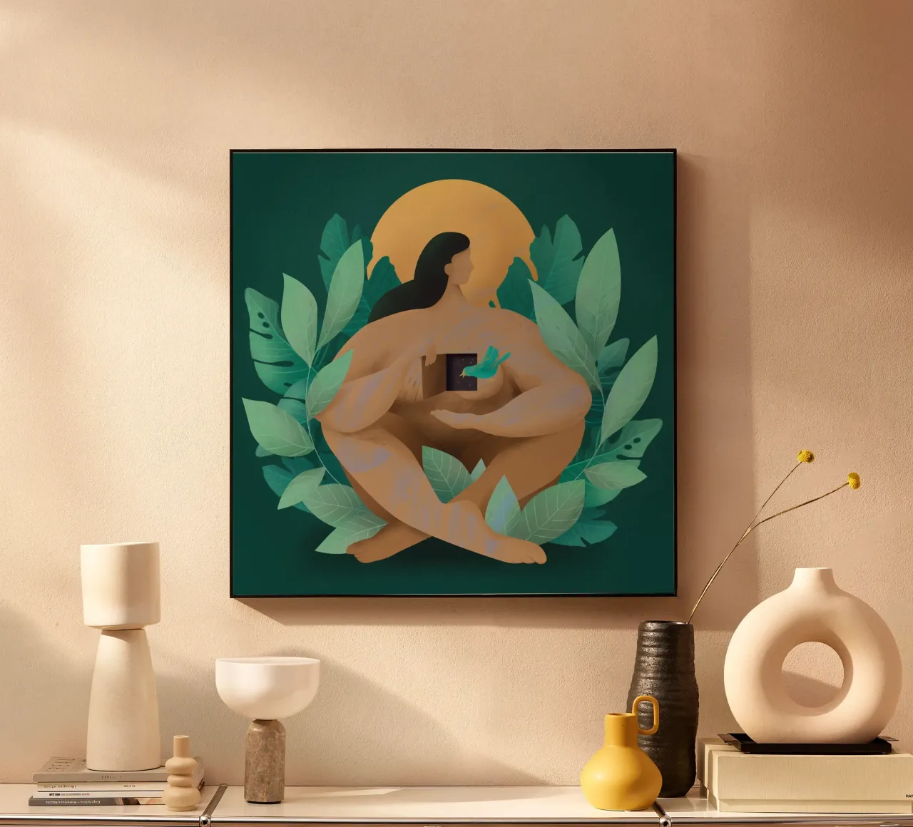 Zuhause acrylic glass by Art by Coco