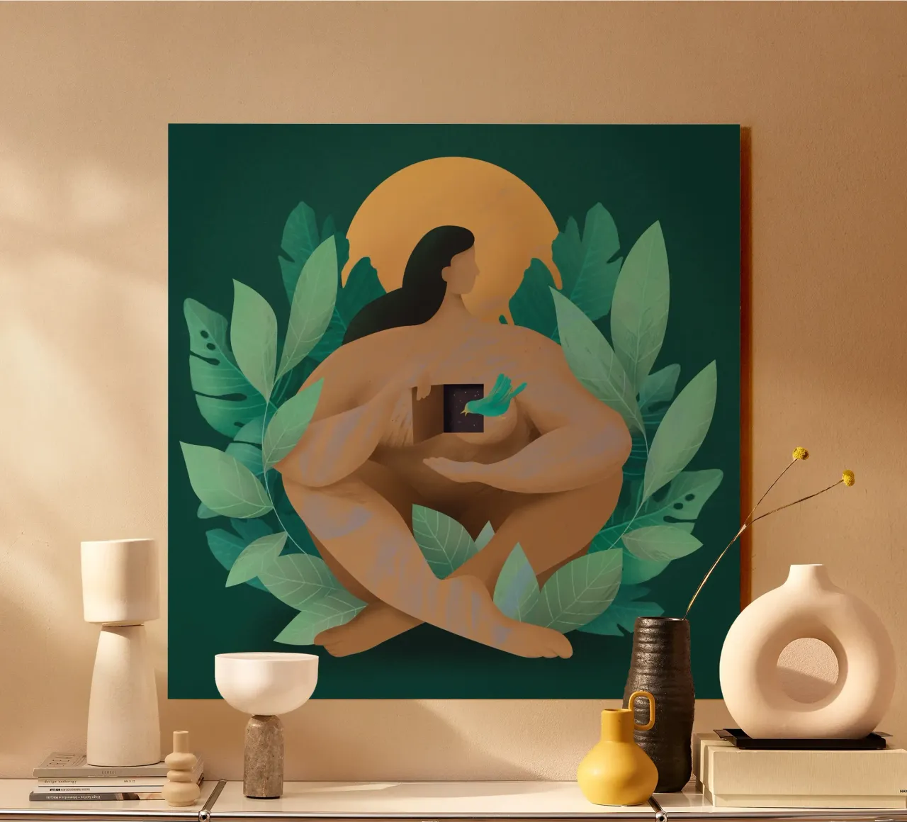 Zuhause acrylic glass by Art by Coco