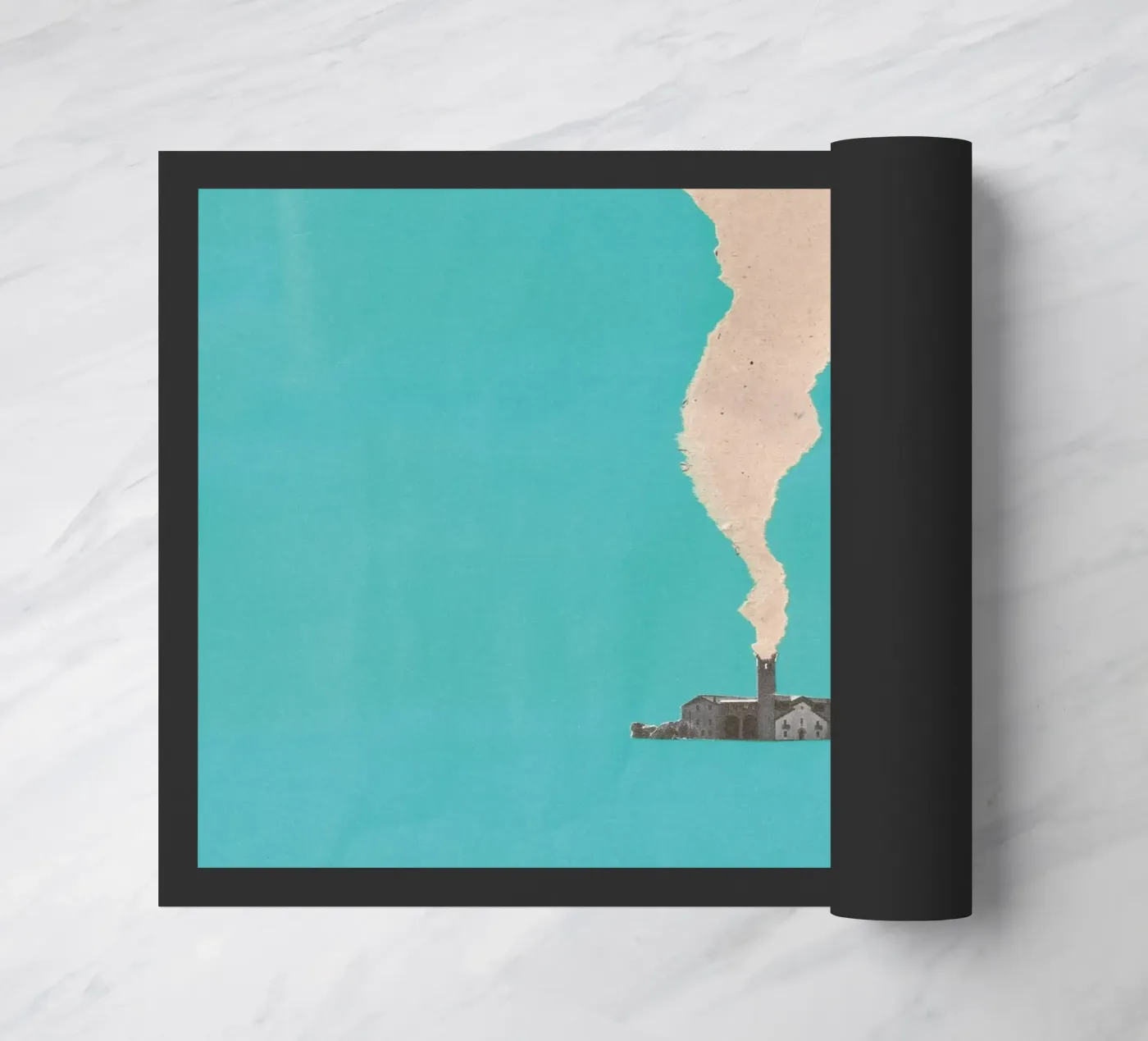 Chimney doormat by Carlos Quitério