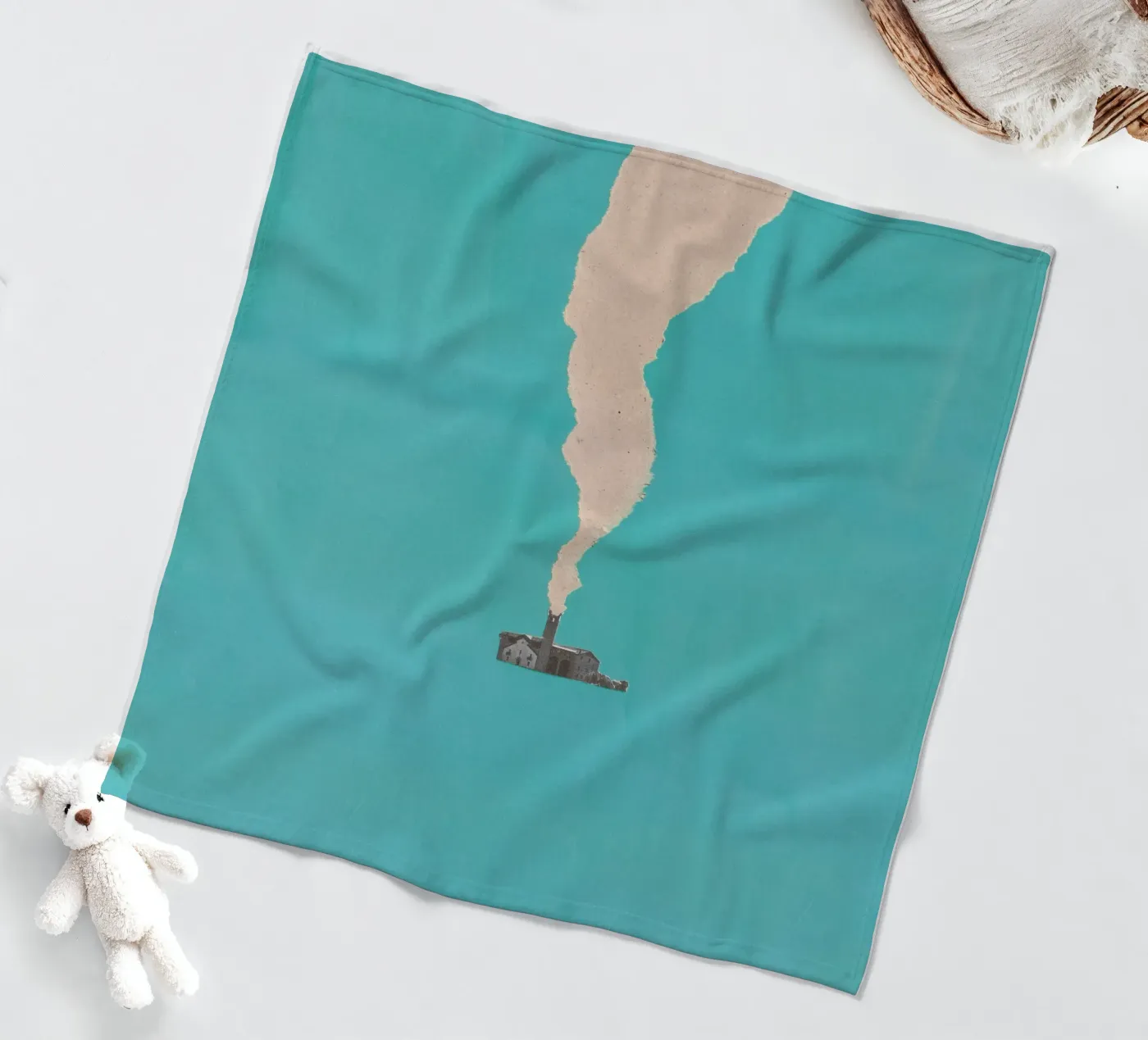 Chimney Fleecedecke von Carlos Quitério