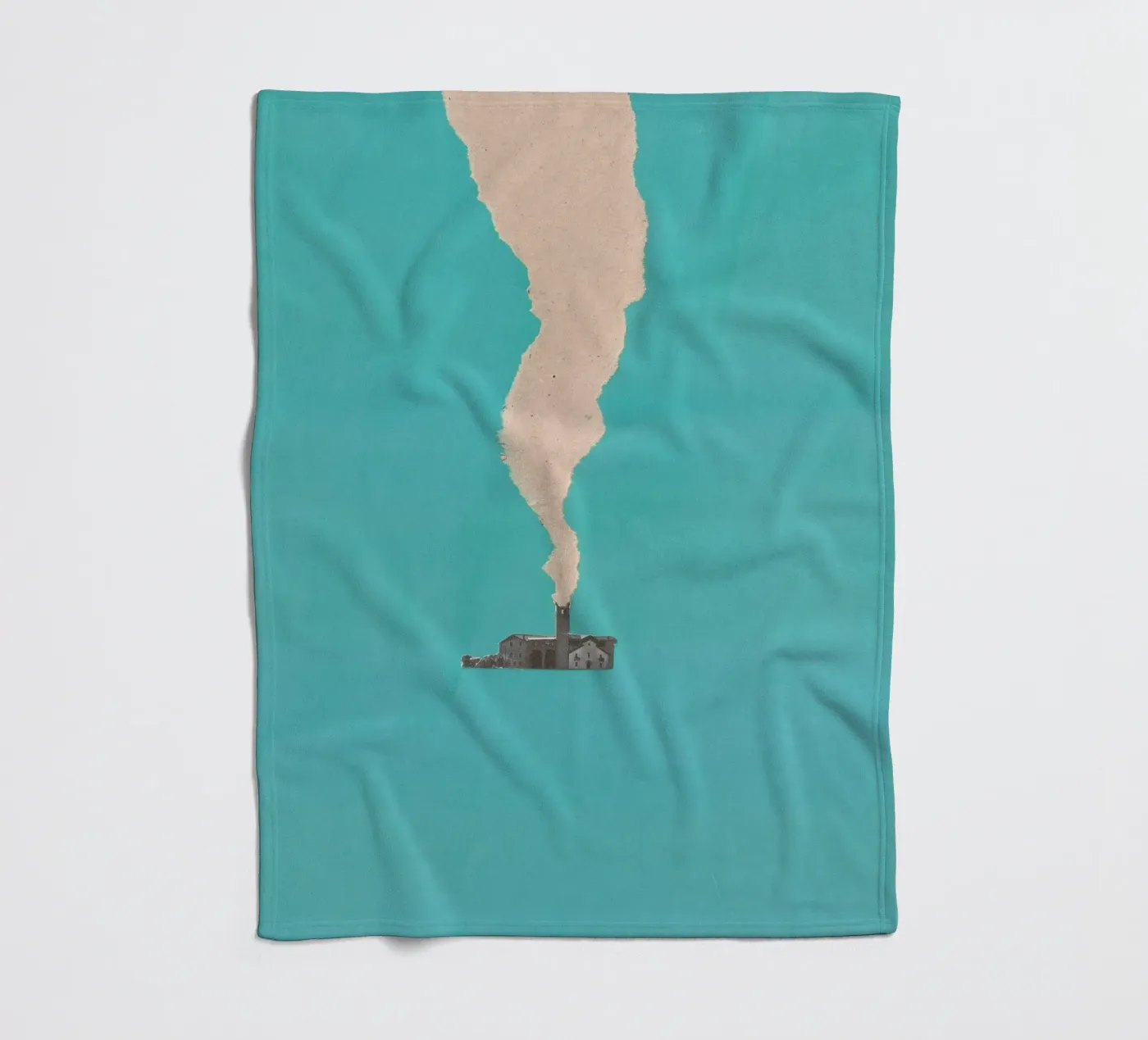 Chimney Fleecedecke von Carlos Quitério