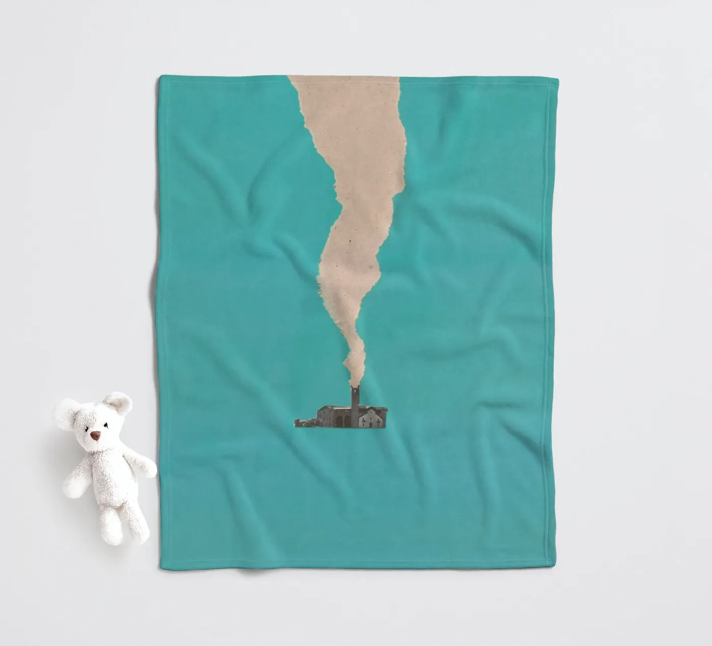 Chimney Fleecedecke von Carlos Quitério