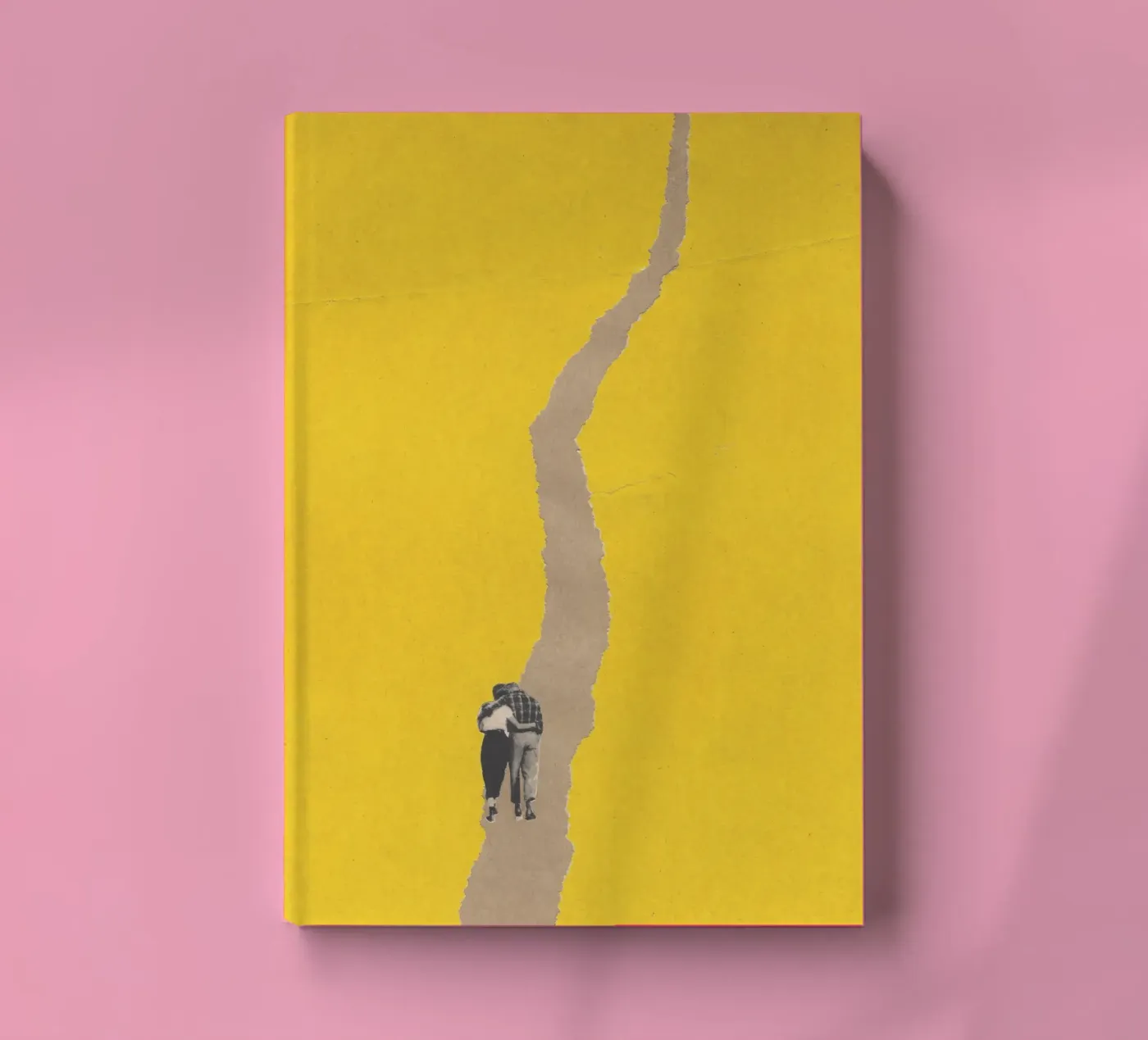 Couple torn path notebook by Carlos Quitério