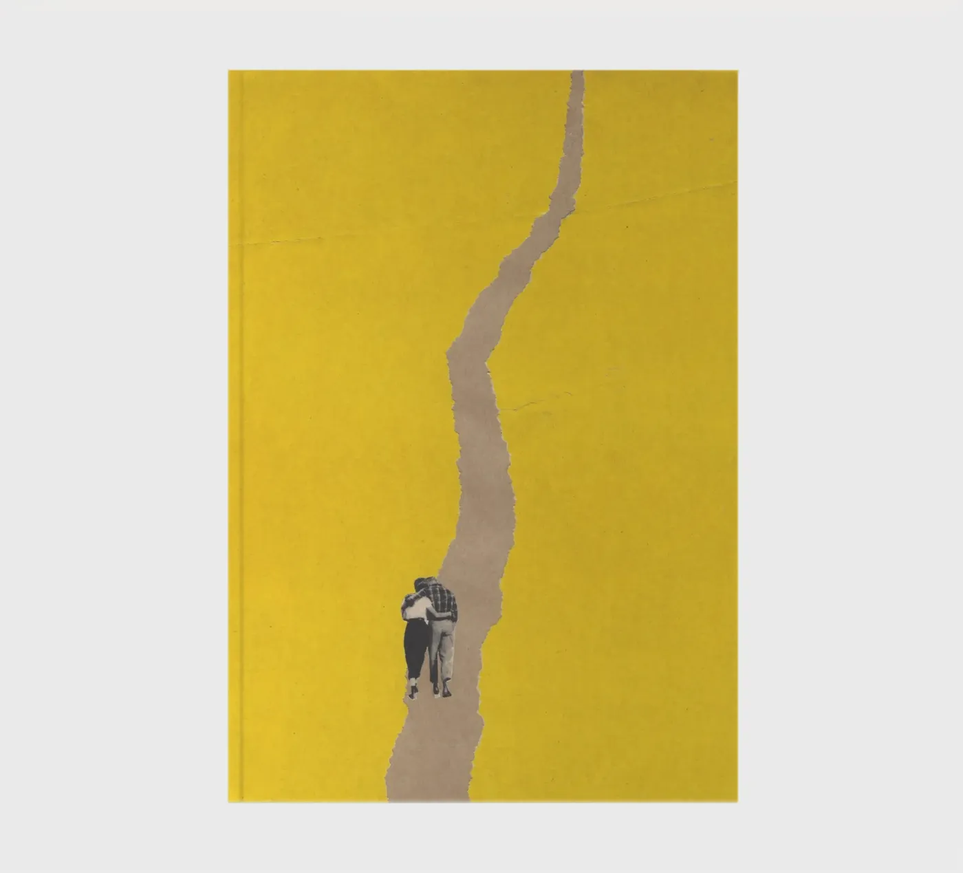 Couple torn path notebook by Carlos Quitério