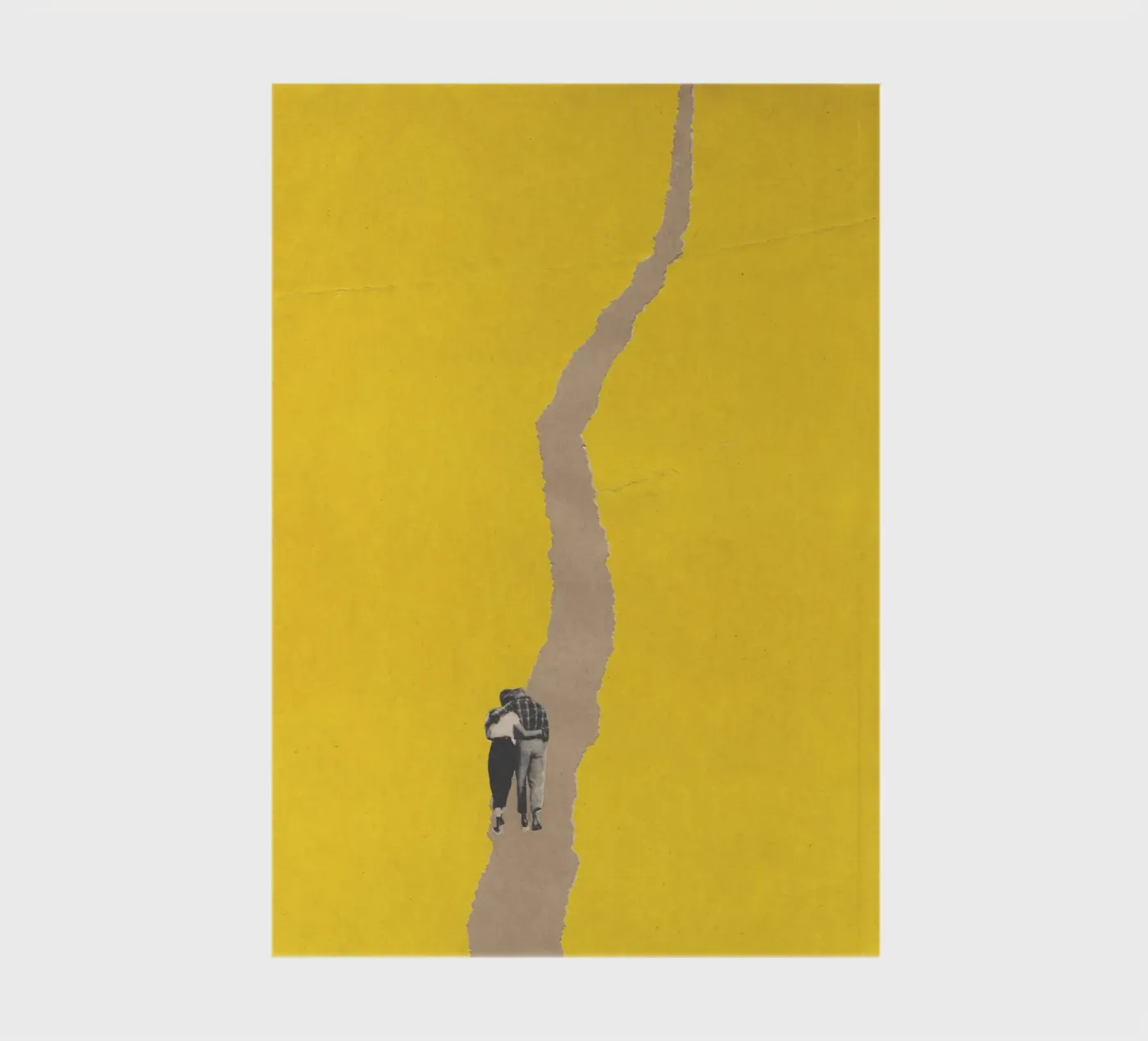 Couple torn path notebook by Carlos Quitério