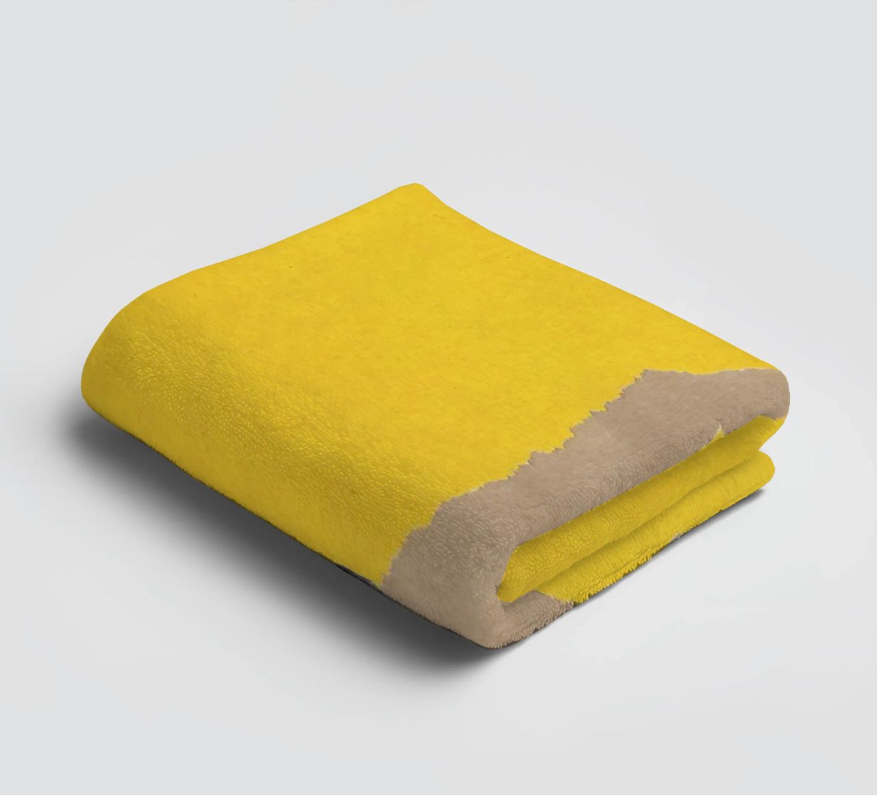 Couple torn path towel by Carlos Quitério