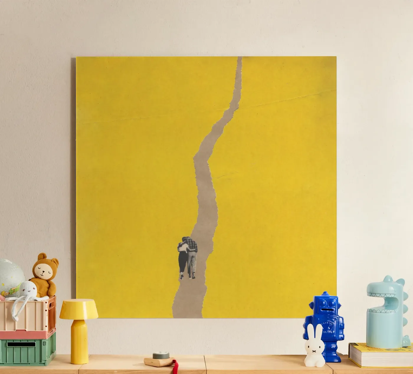 Couple torn path plexiglass da Carlos Quitério