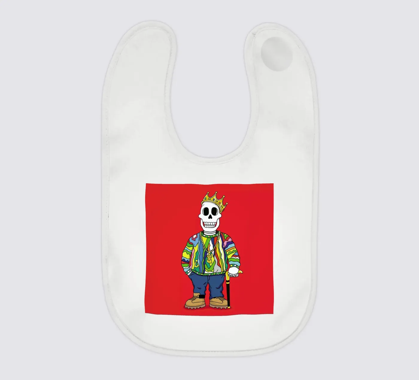 Biggie Skull bavaglino da Zhi Yun Zhang