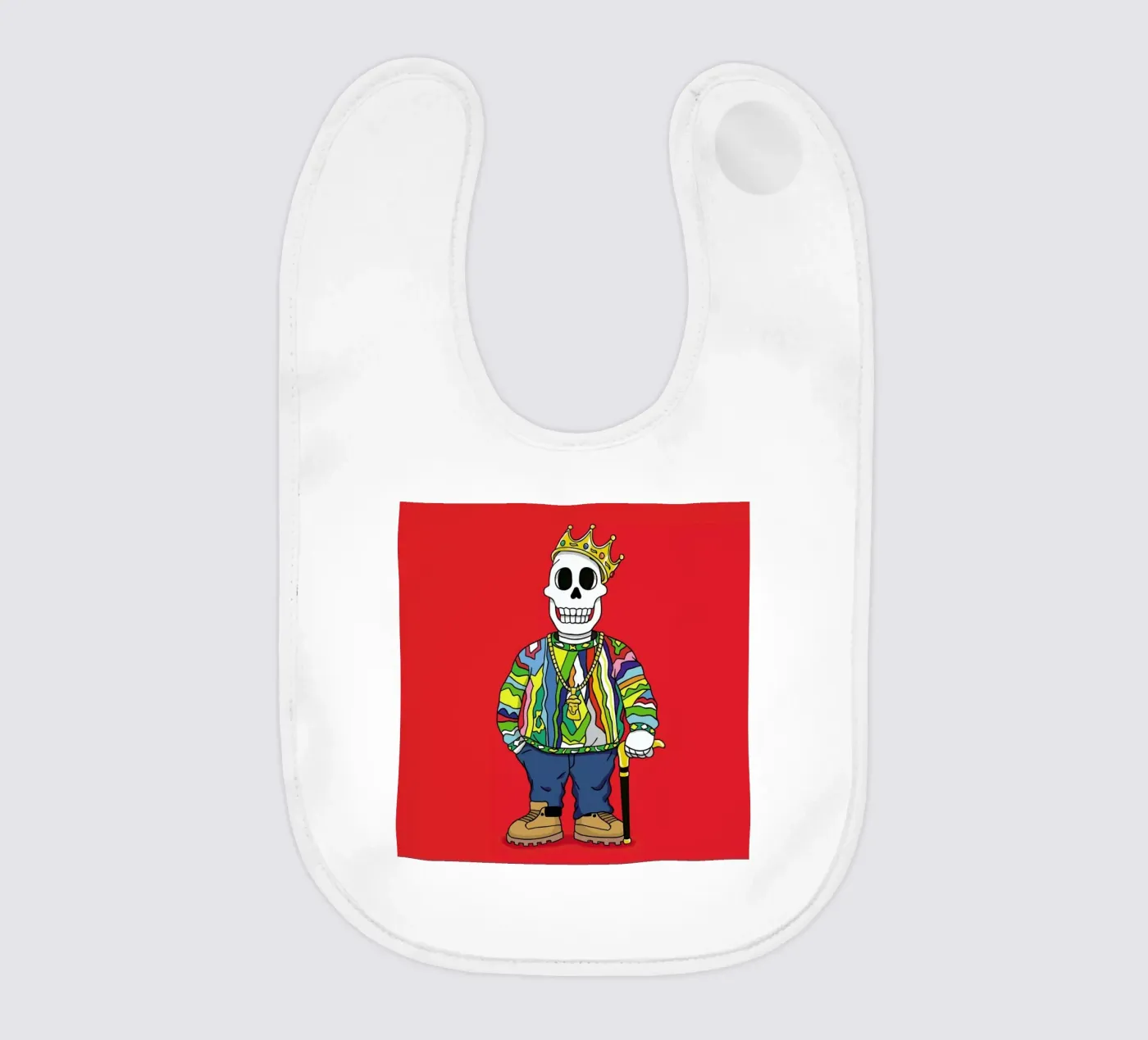 Biggie Skull bavaglino da Zhi Yun Zhang