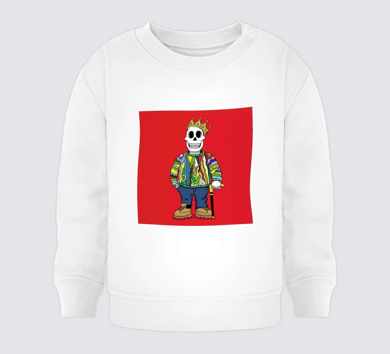 Biggie Skull felpa neonato da Zhi Yun Zhang