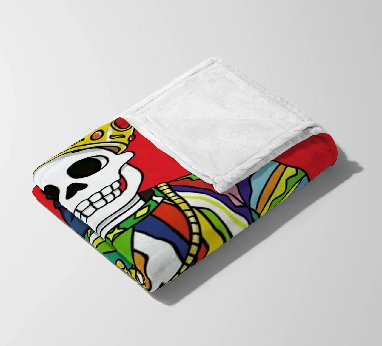 Biggie Skull coperta in pile da Zhi Yun Zhang