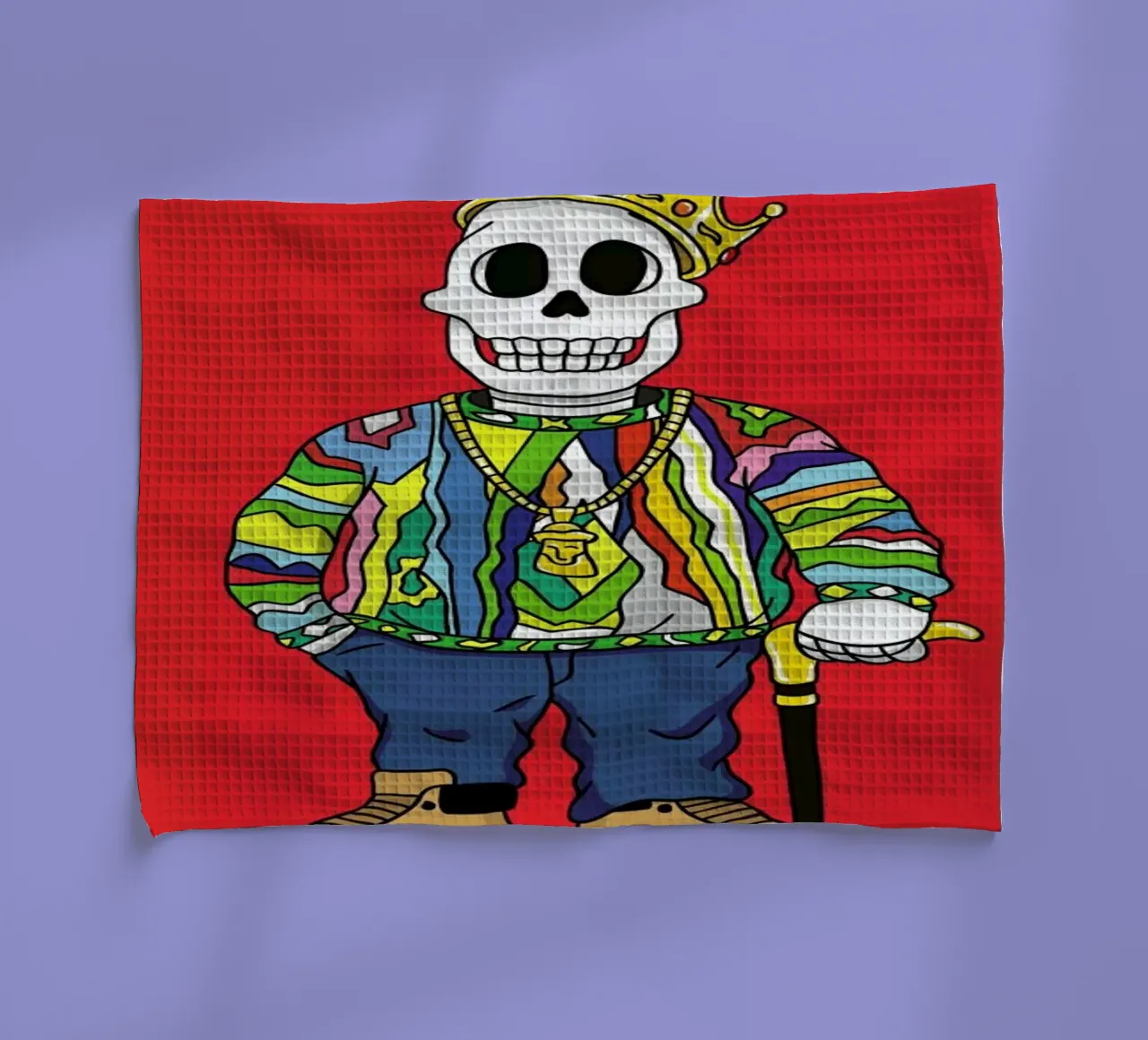 Biggie Skull torchon de Zhi Yun Zhang