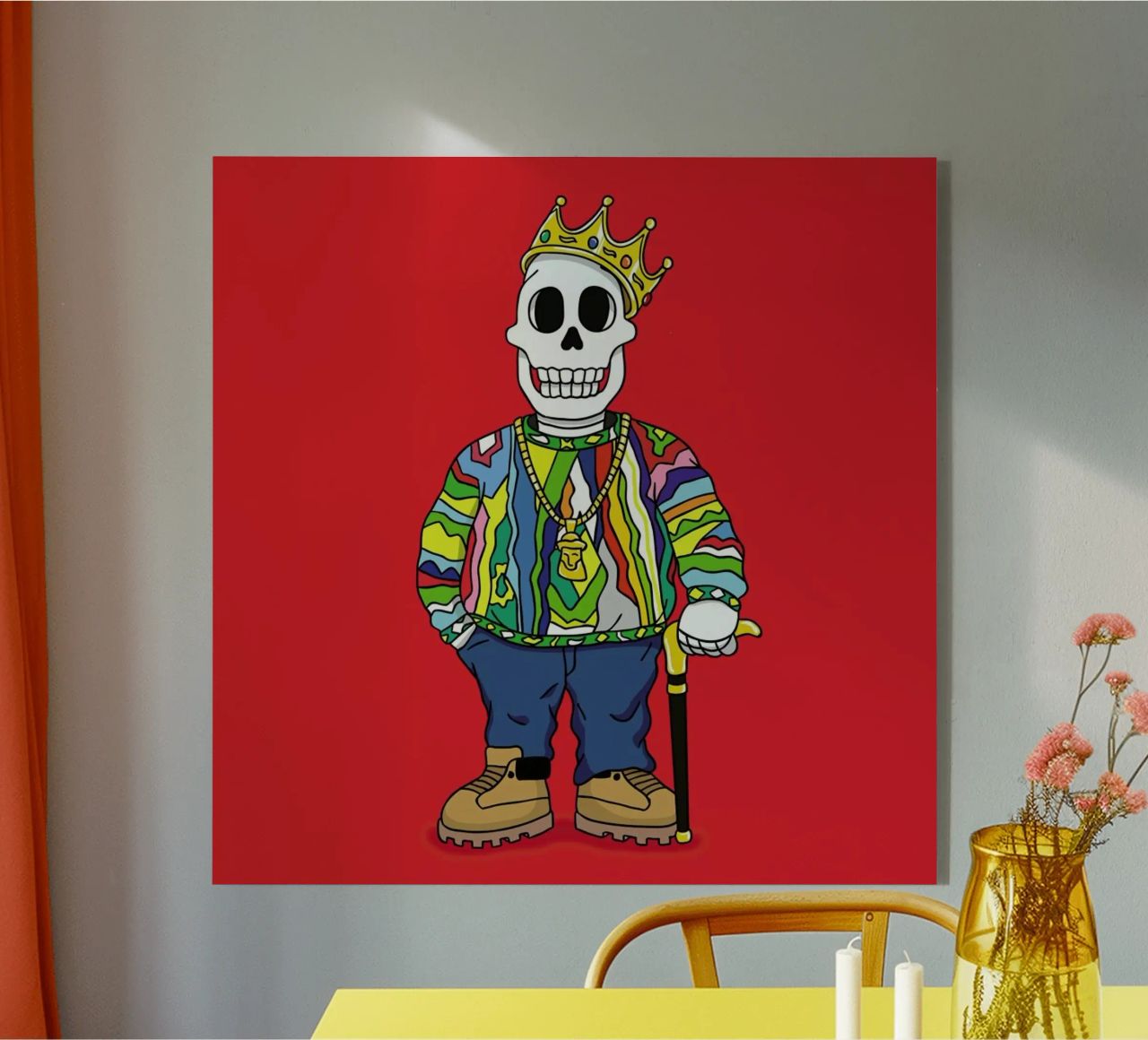 Biggie Skull metacrilato de Zhi Yun Zhang