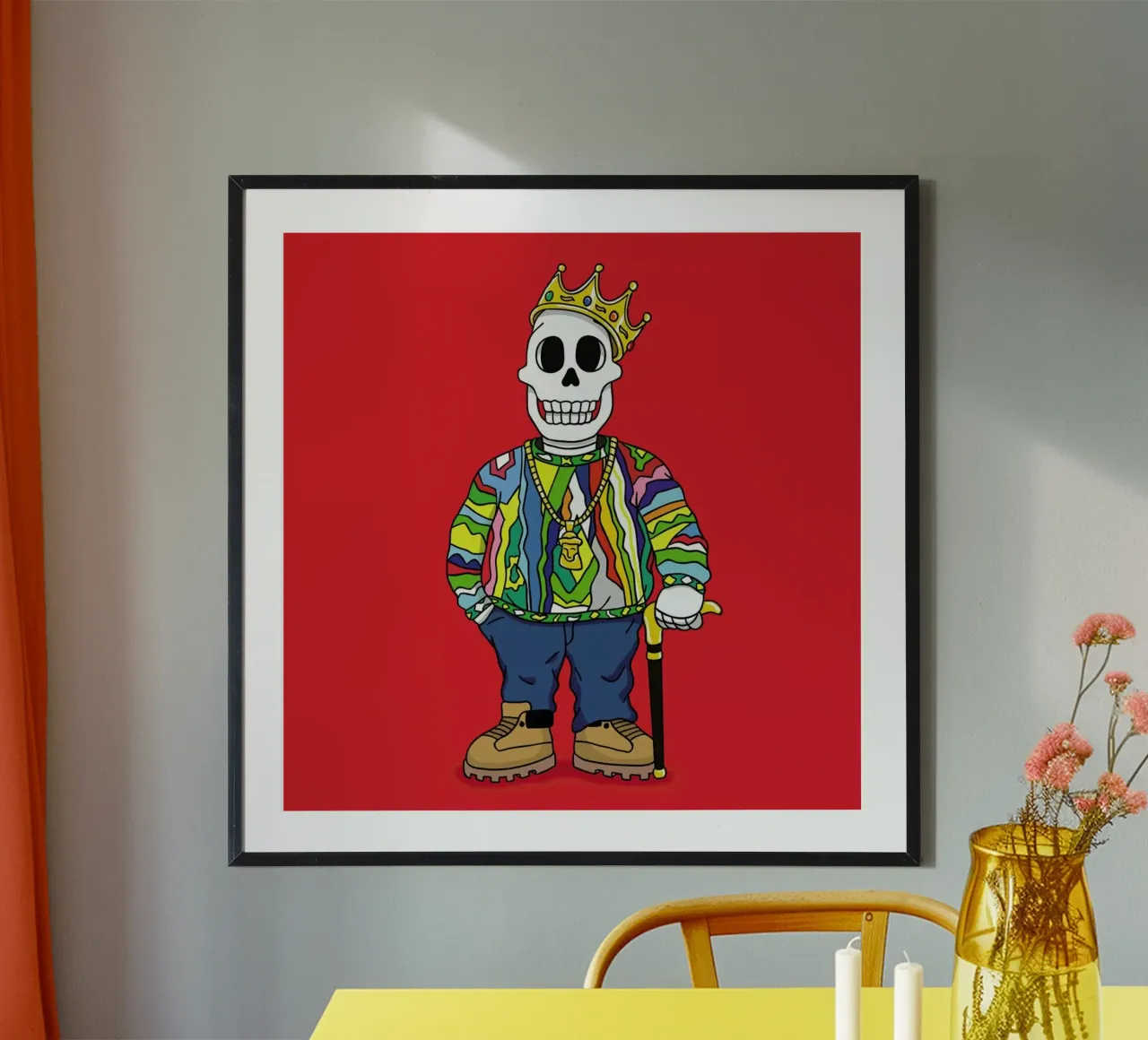 Biggie Skull carta hahnemühle da Zhi Yun Zhang