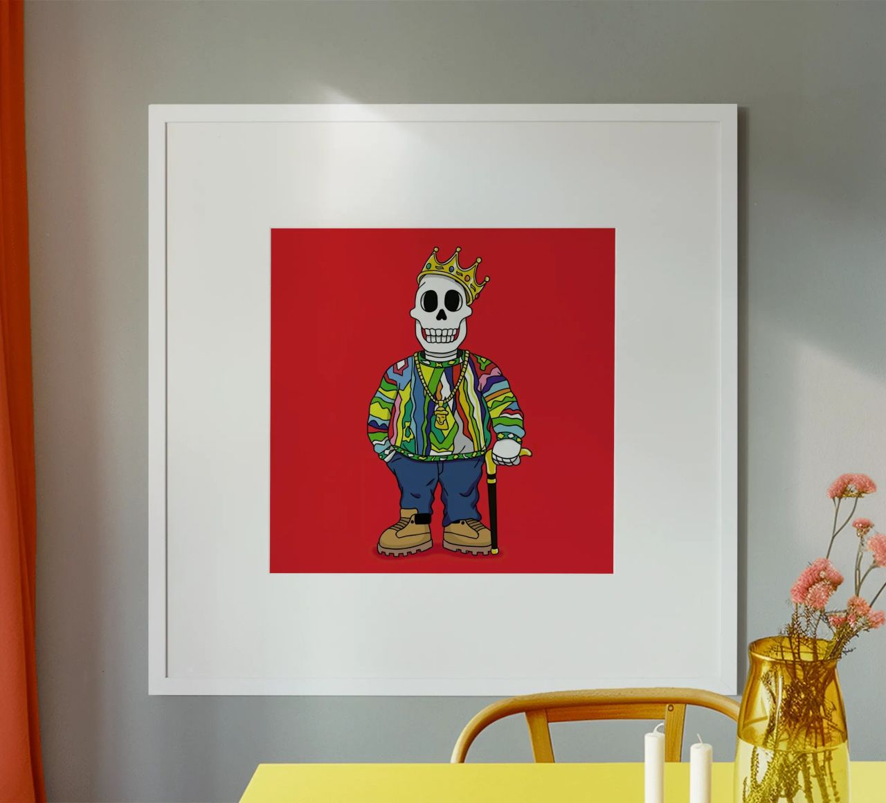 Biggie Skull hahnemühle de Zhi Yun Zhang