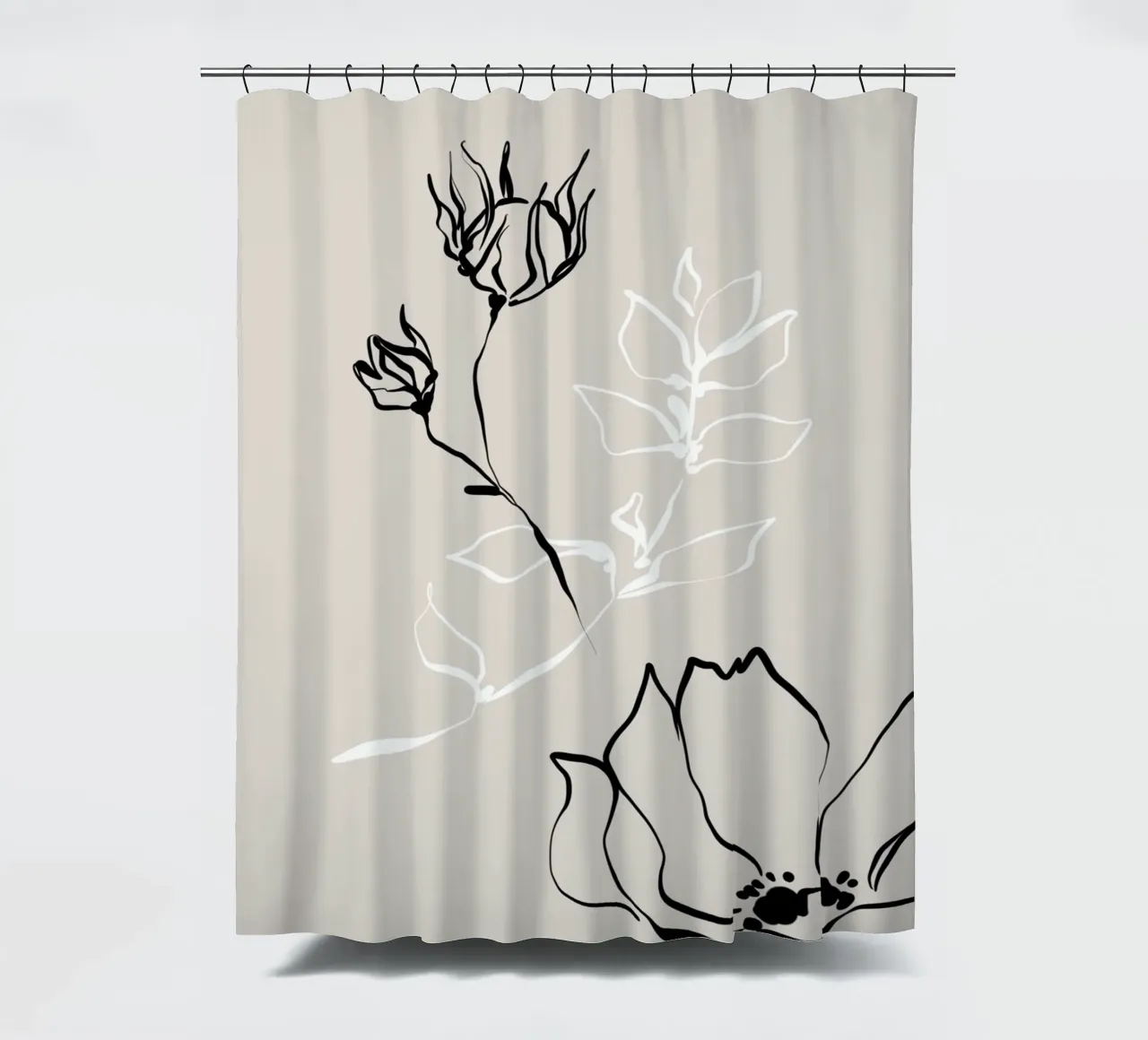 Vie Simple No 52 Duschvorhang von treechild