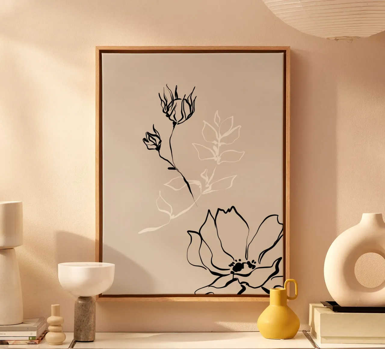Vie Simple No 52 tela con Cornice a cassetta da treechild
