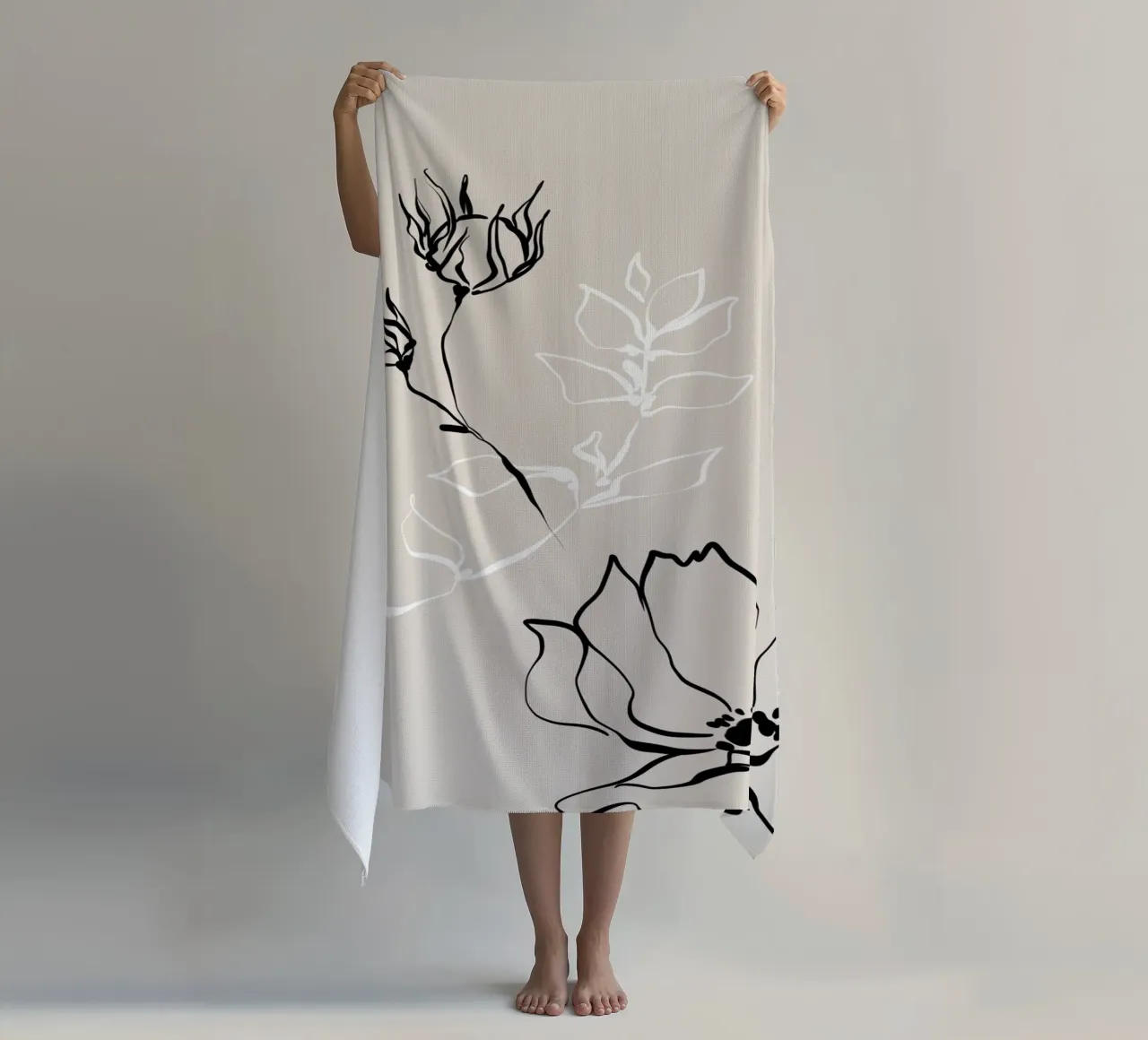 Vie Simple No 52 beach towel by treechild
